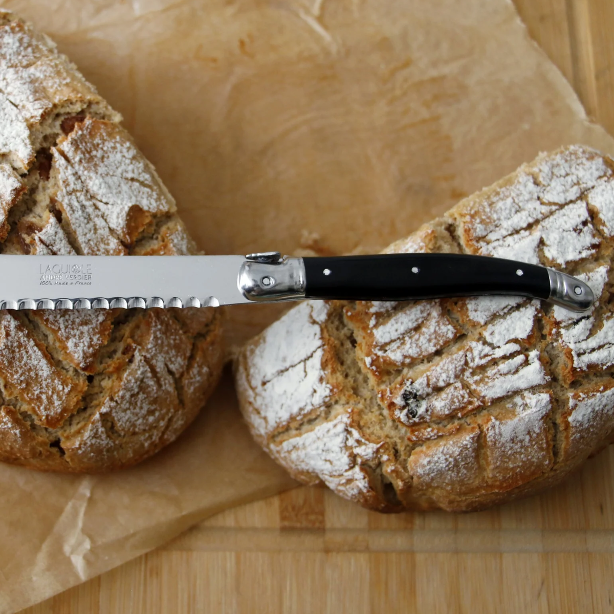 Bread Knife in a Tray
