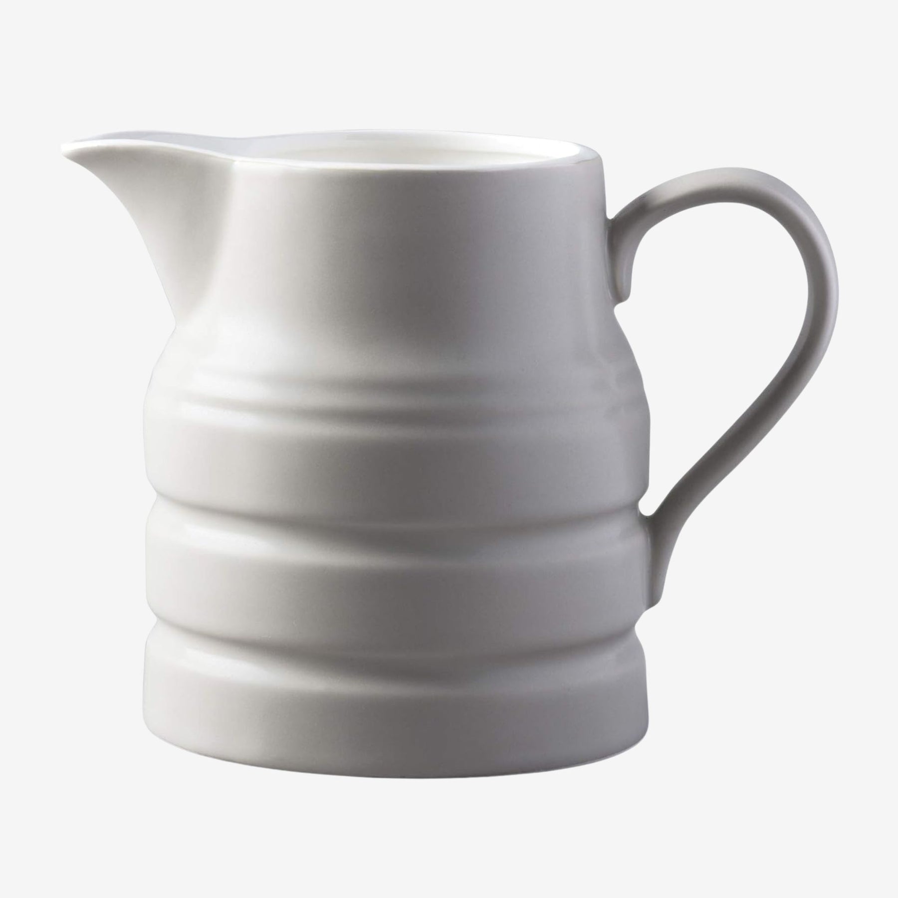 Large Porcelain Traditional Churn Jug, 2.5 Pint