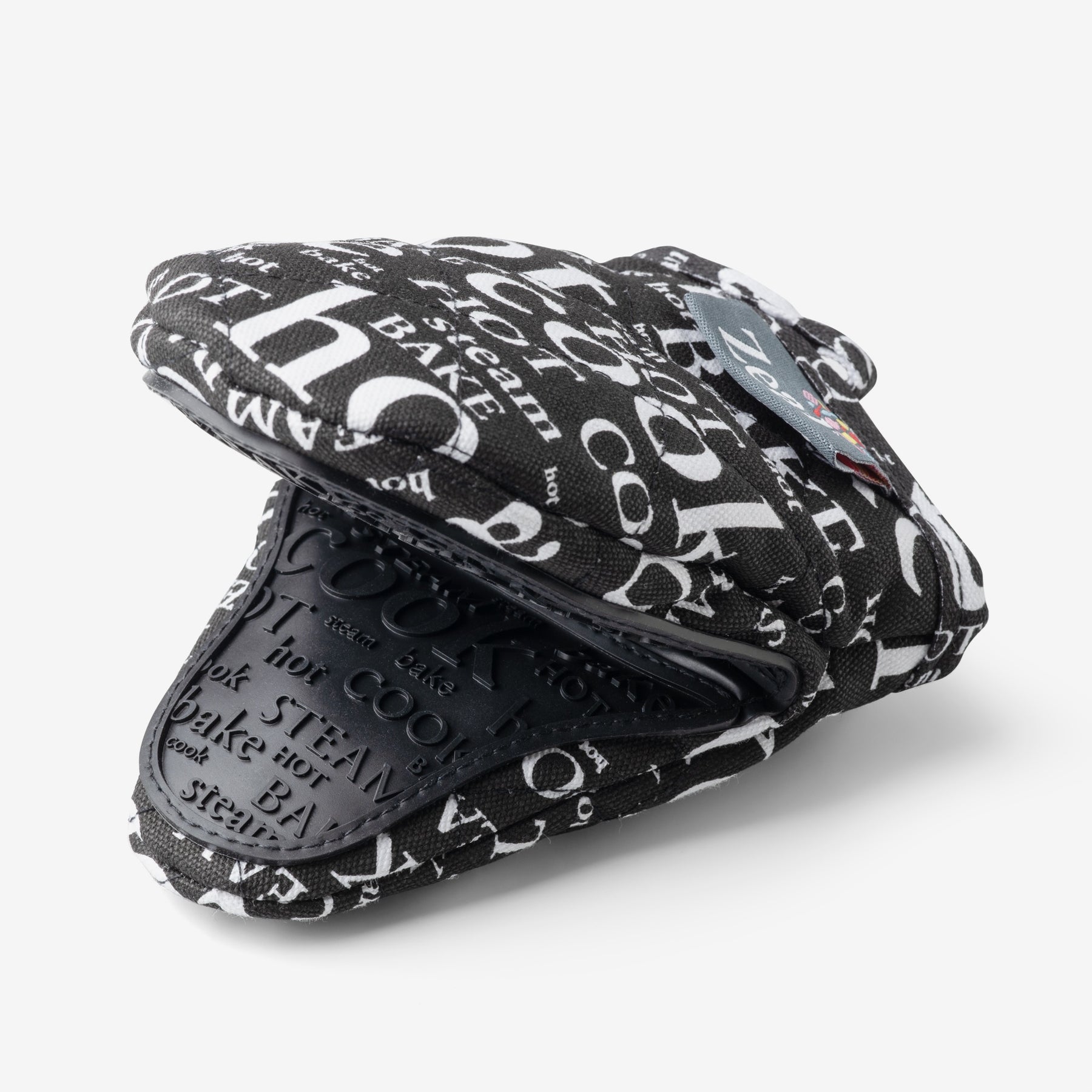 Silicone Hot Grab Mini Oven Mitt, Hot Print