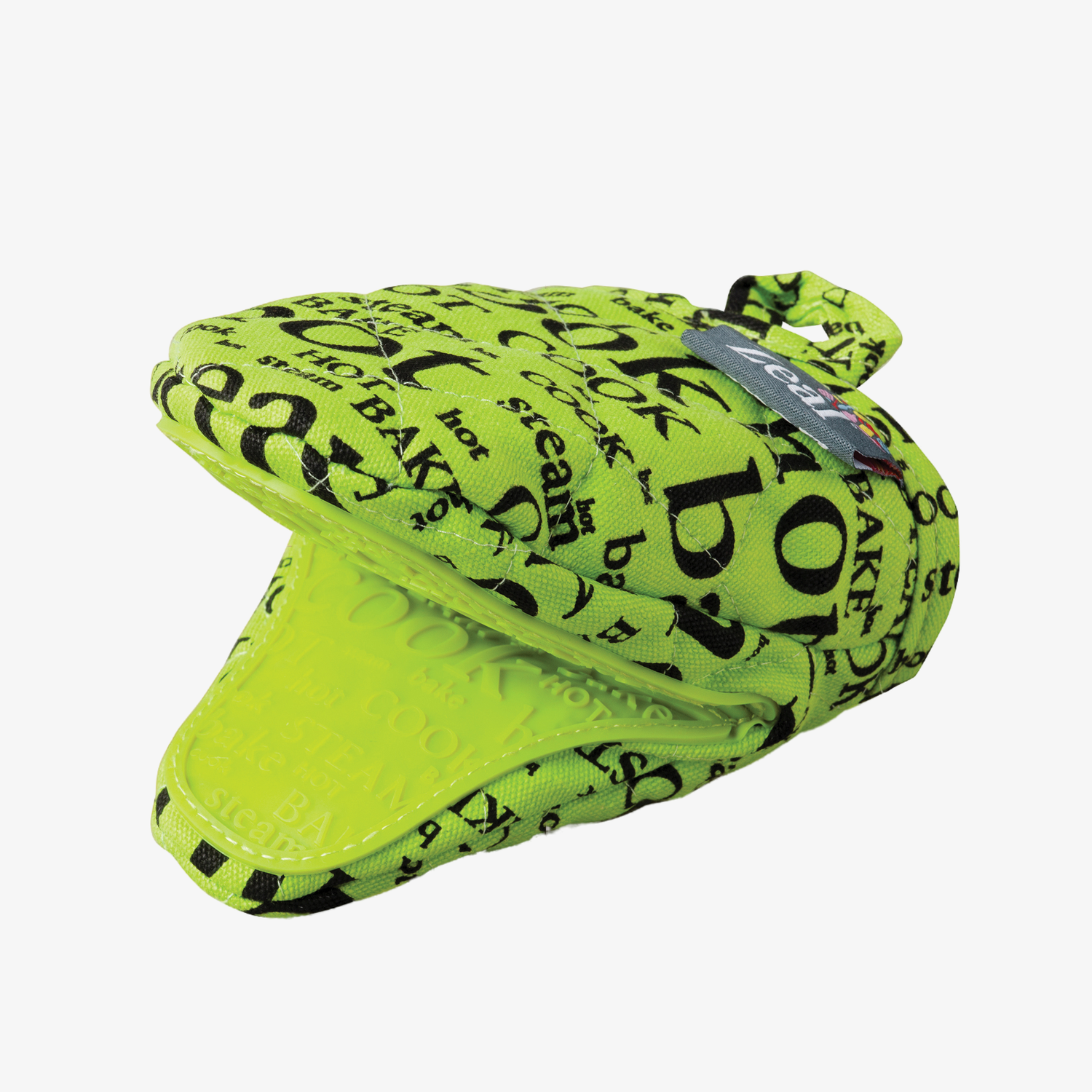 Silicone Hot Grab Mini Oven Mitt, Hot Print