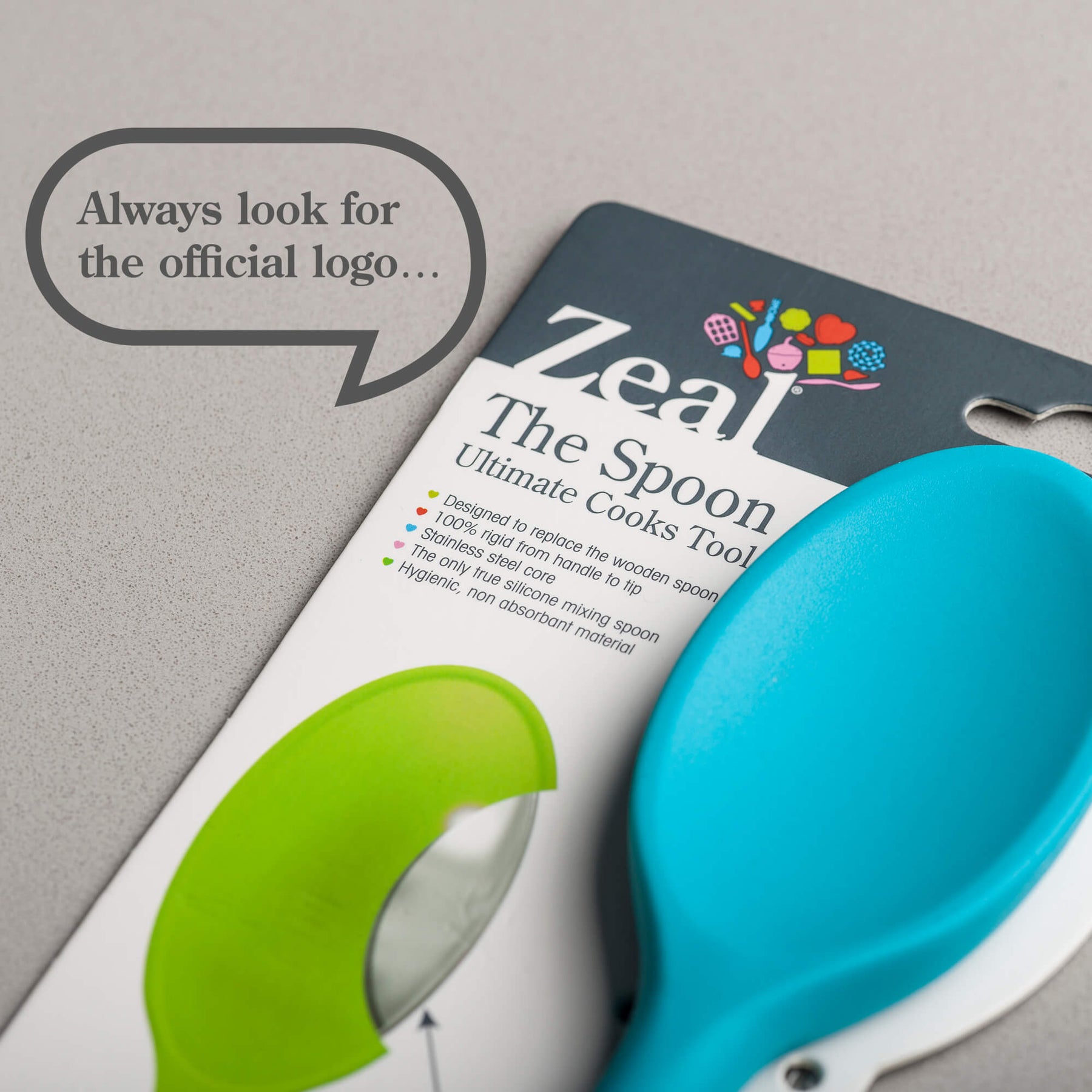 Traditional Silicone Cook’s Spoon, 30cm