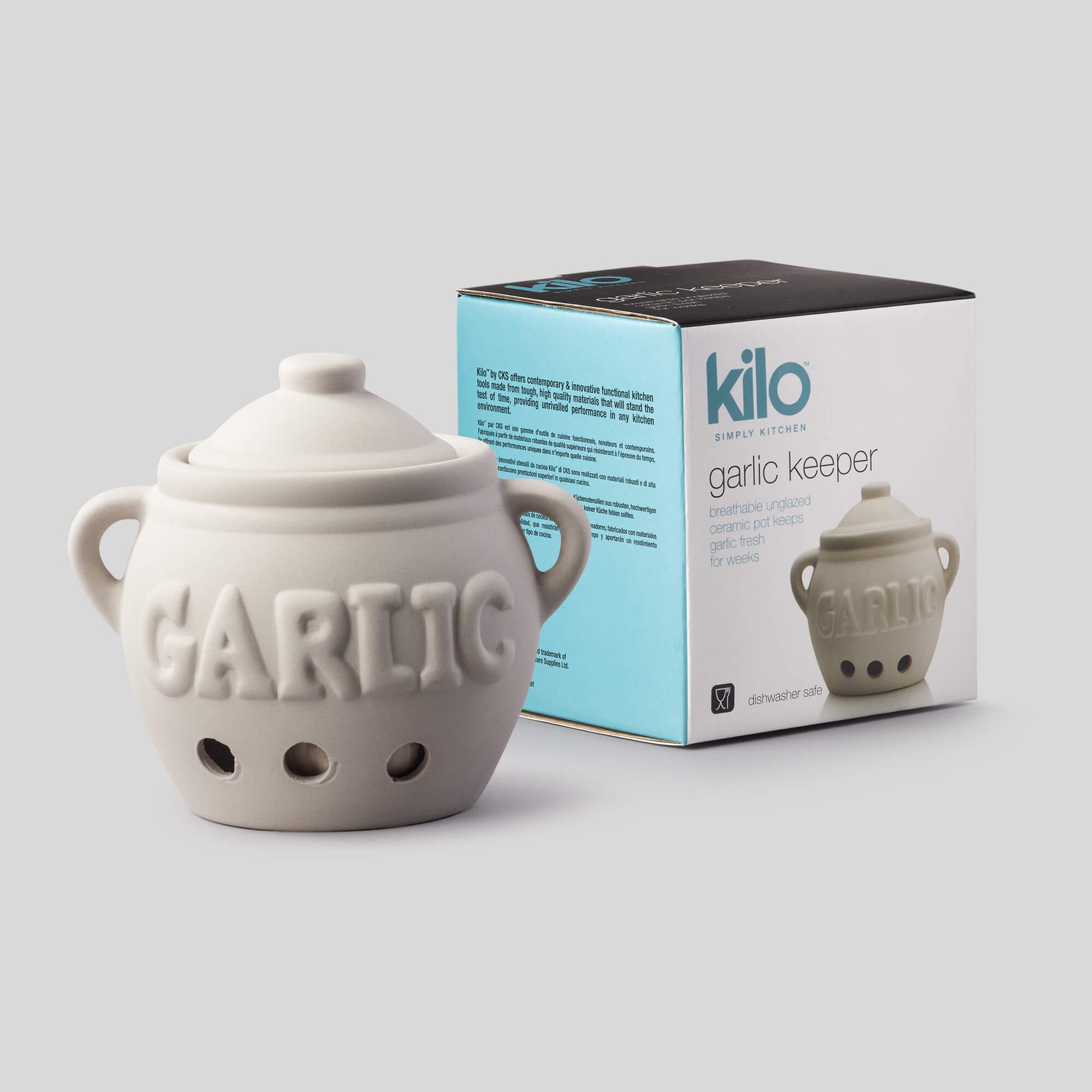 Ceramic Garlic Storage Pot