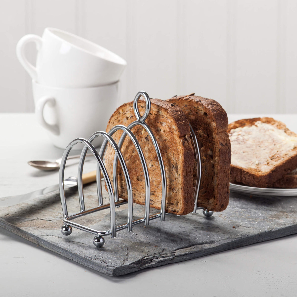 Victorian Style Toast Rack, Chrome