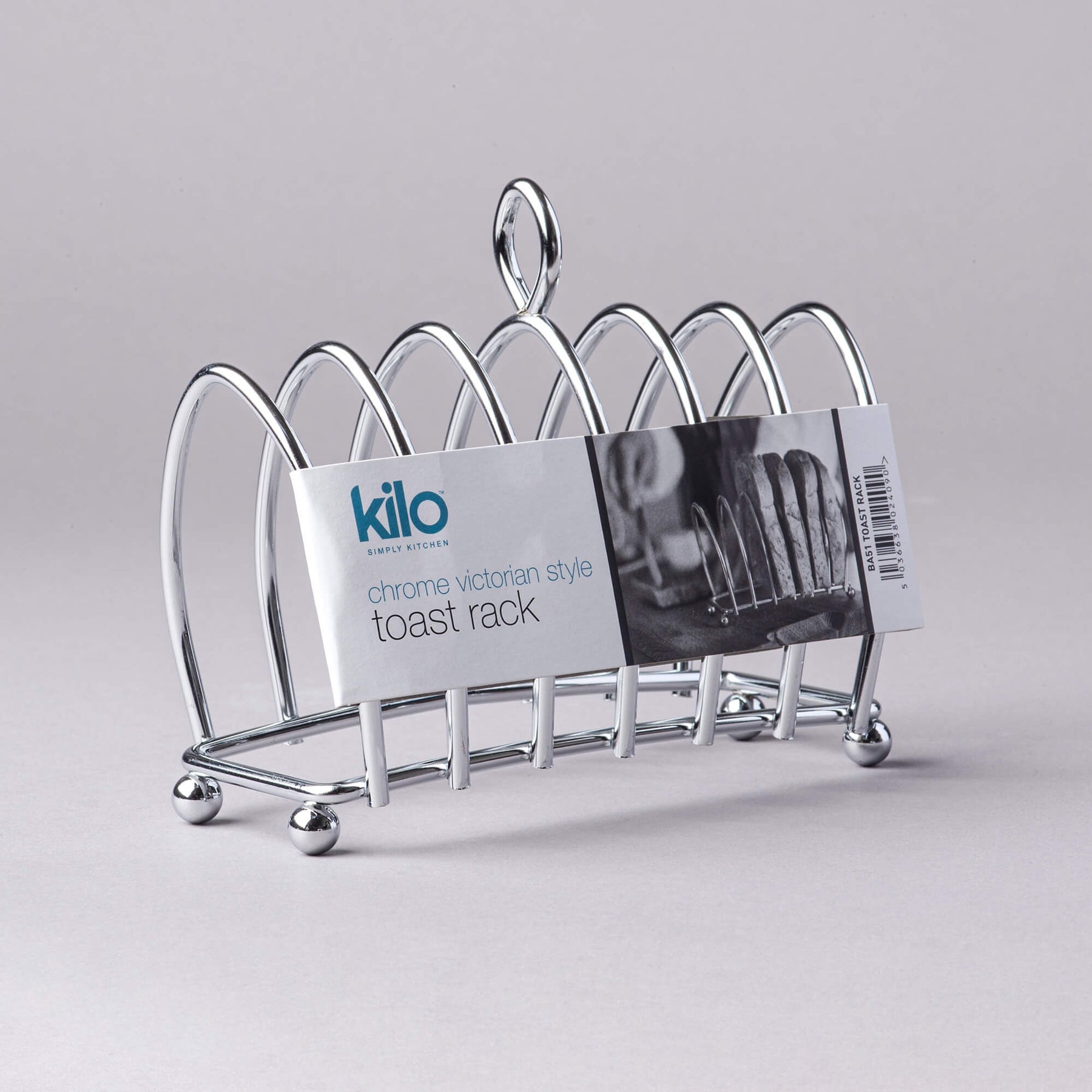 Victorian Style Toast Rack, Chrome