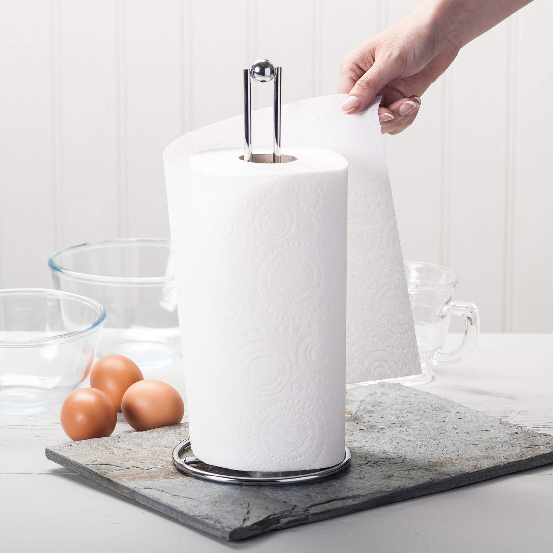 Paper Towel Stand, Chrome