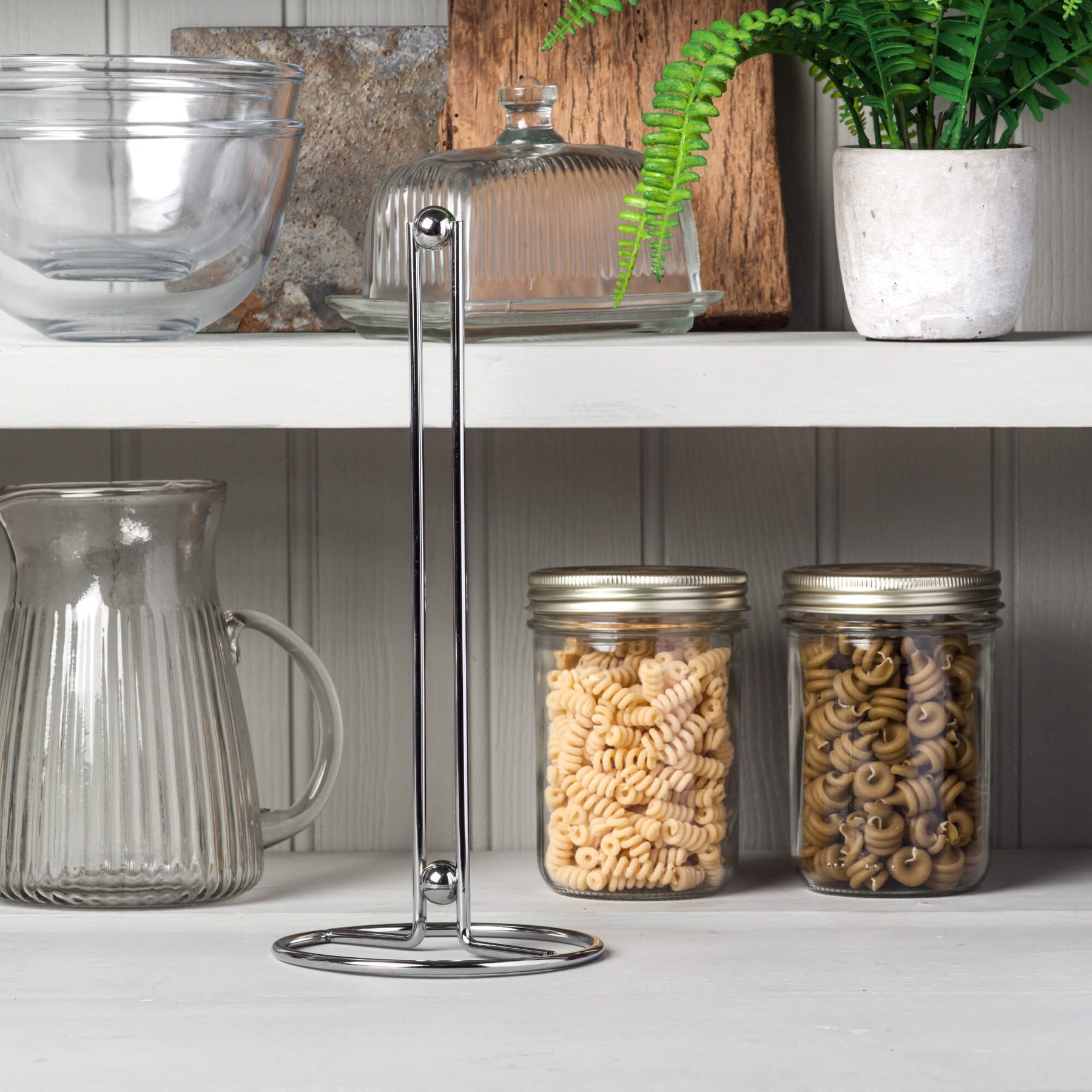 Paper Towel Stand, Chrome