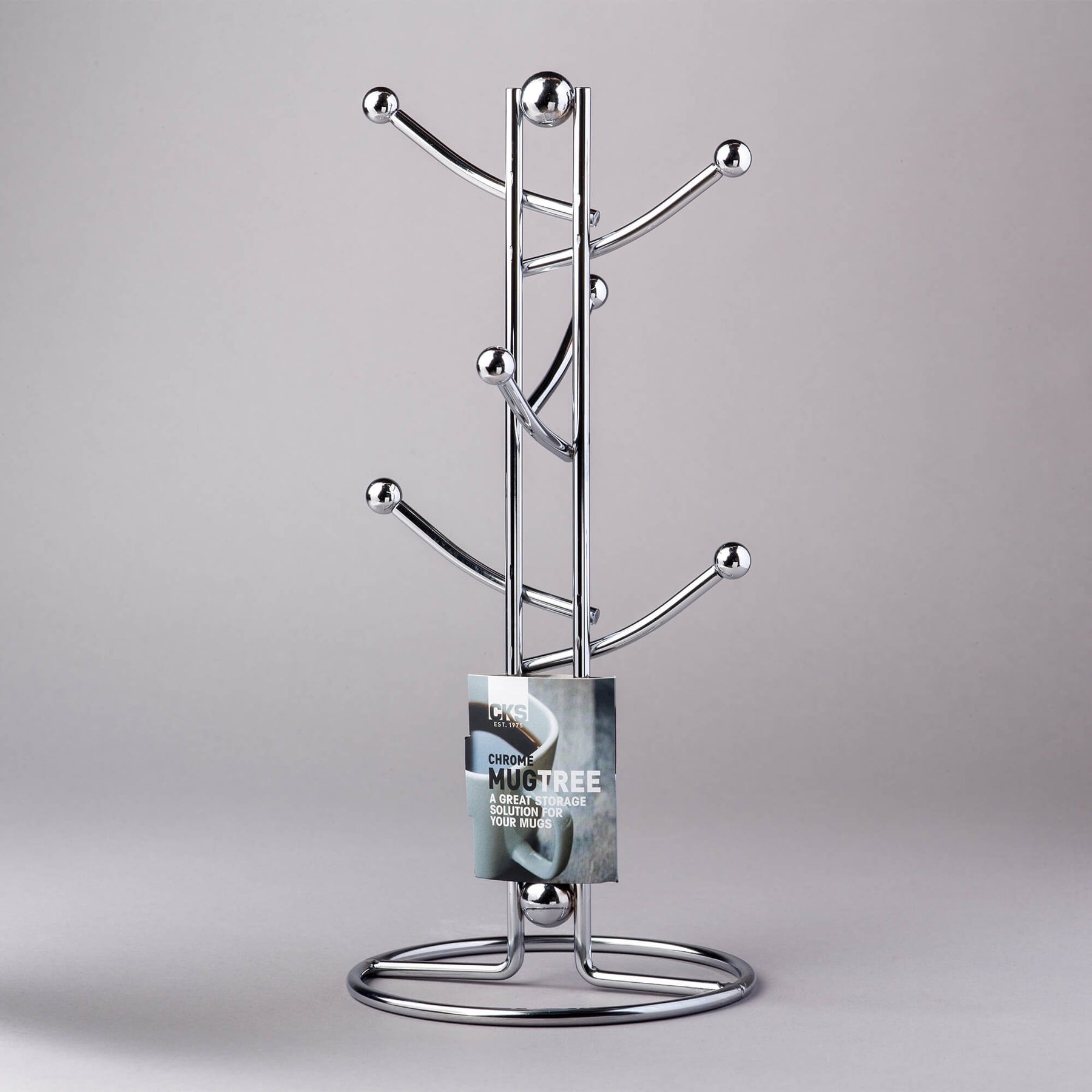 Mug Tree Stand, Chrome