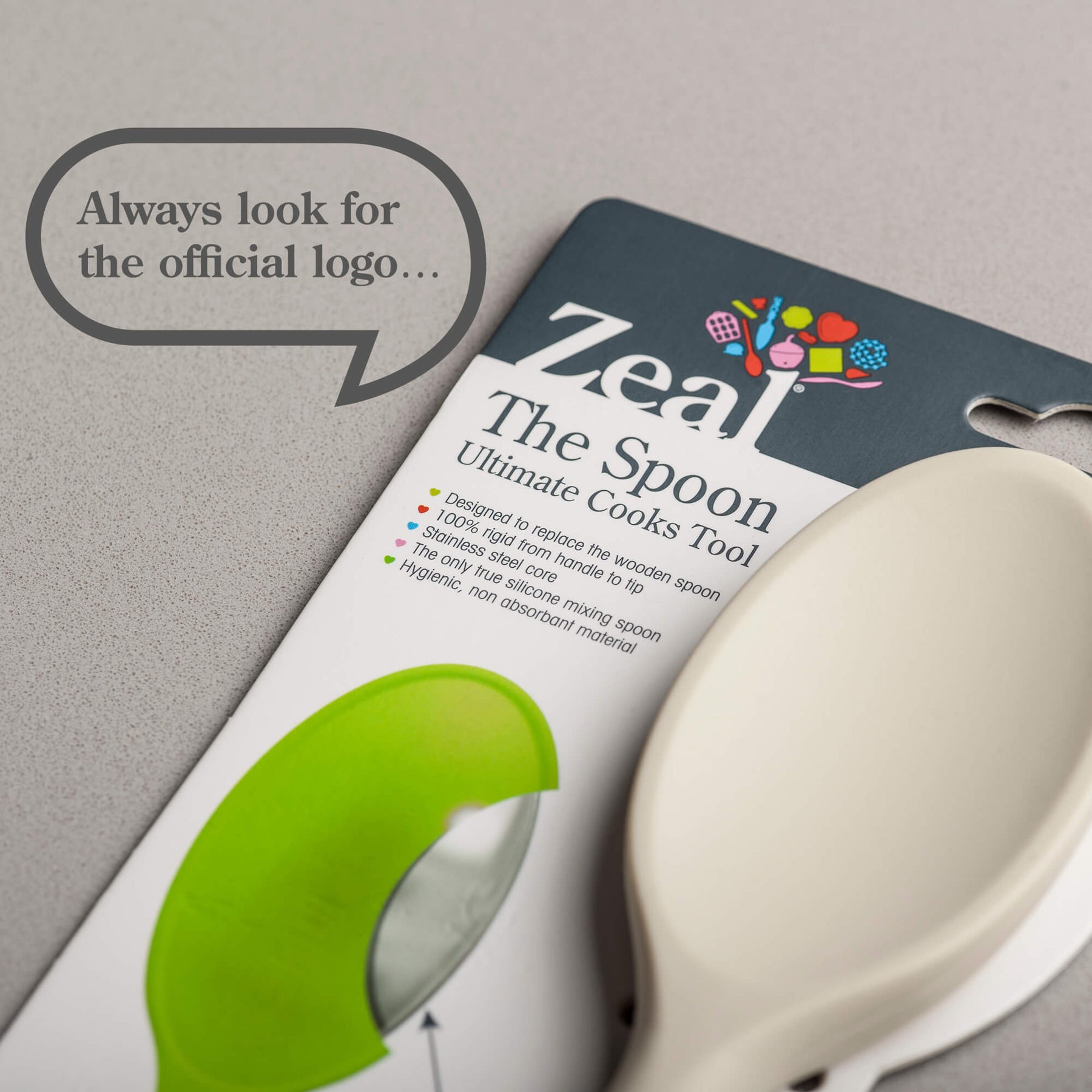 Traditional Silicone Cook’s Spoon, 30cm