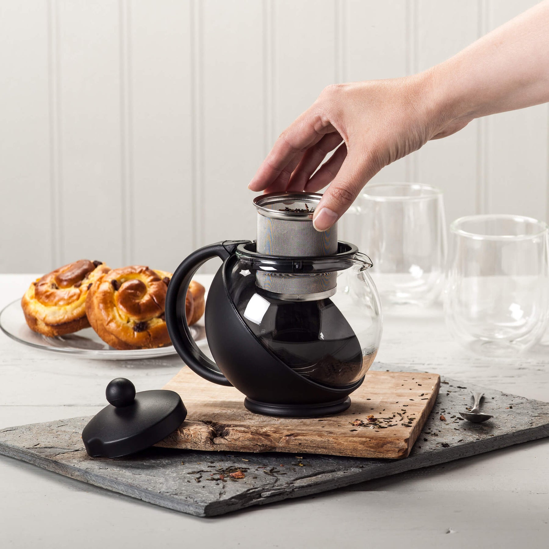 Glass Teapot with Infuser, 2 & 4 Cup