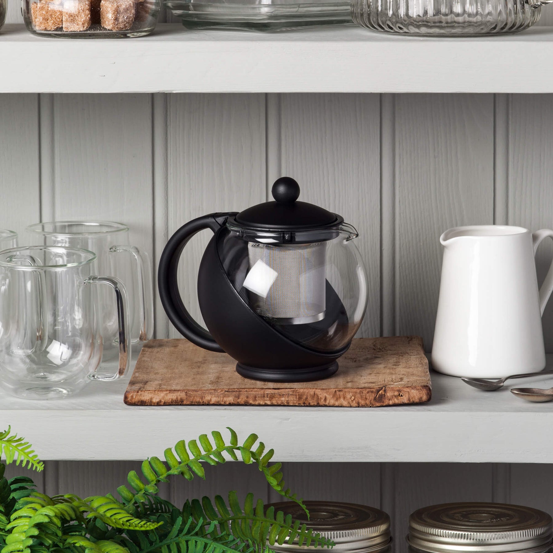 Glass Teapot with Infuser, 2 & 4 Cup