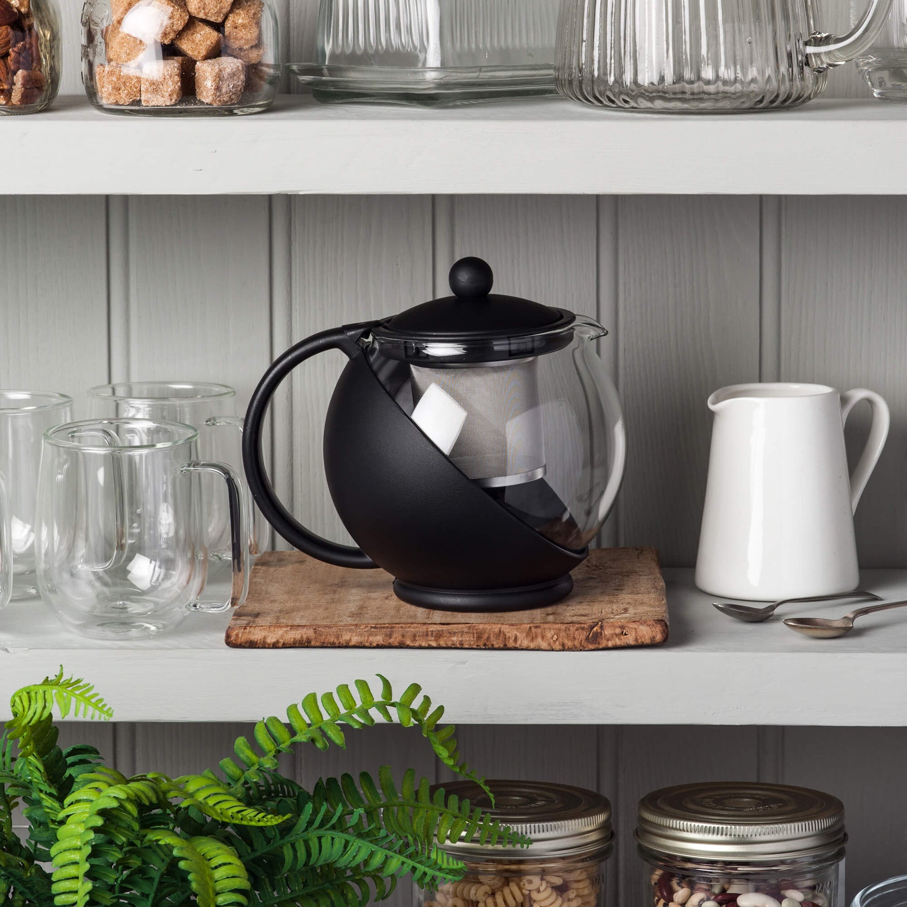Glass Teapot with Infuser, 2 & 4 Cup
