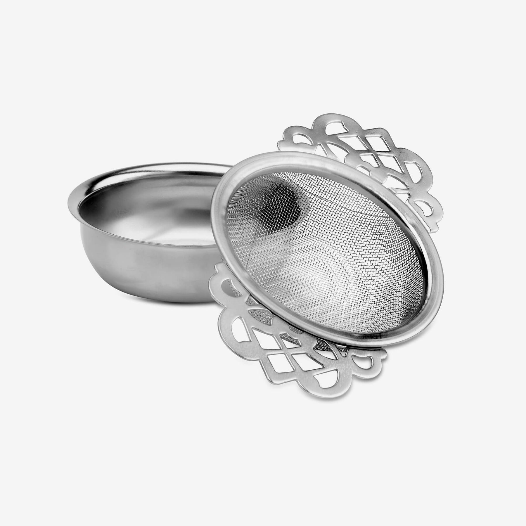 Tea Strainer Fancy Handles, Stainless Steel