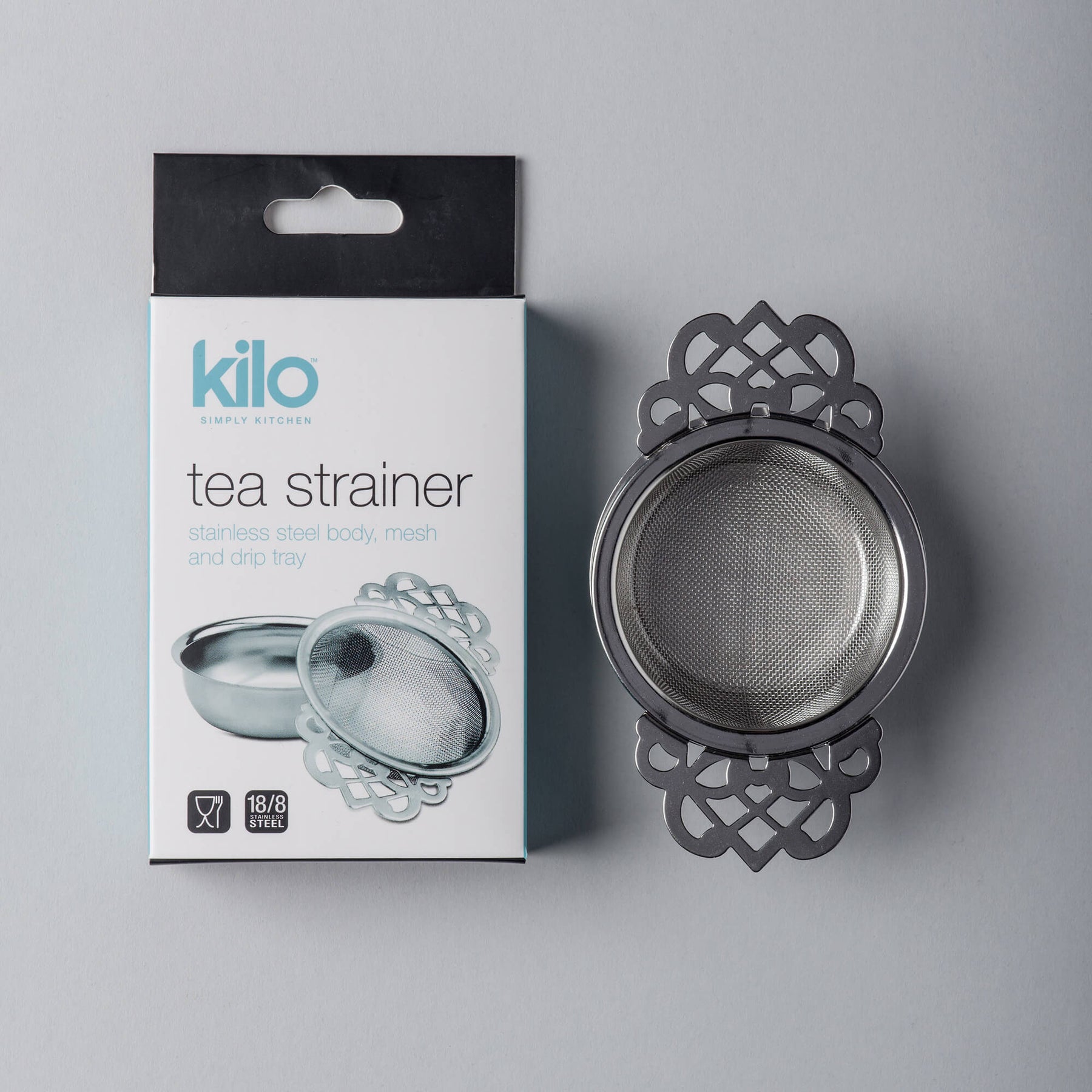 Tea Strainer Fancy Handles, Stainless Steel