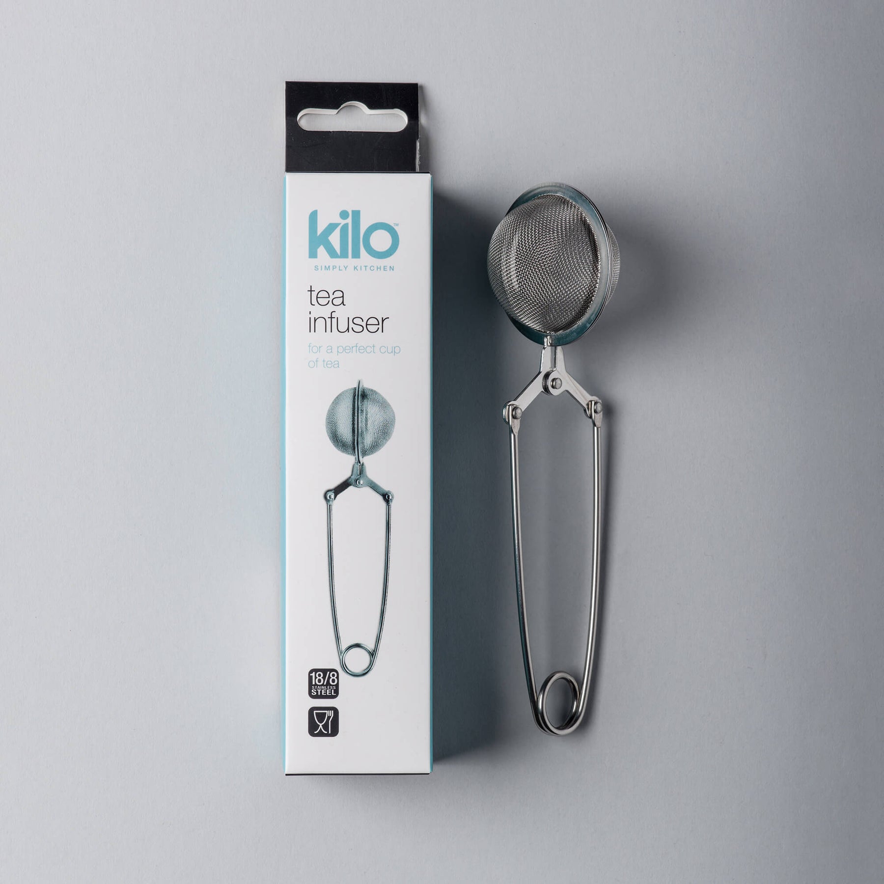 Tea Ball Infuser with Scissor Action, Stainless Steel