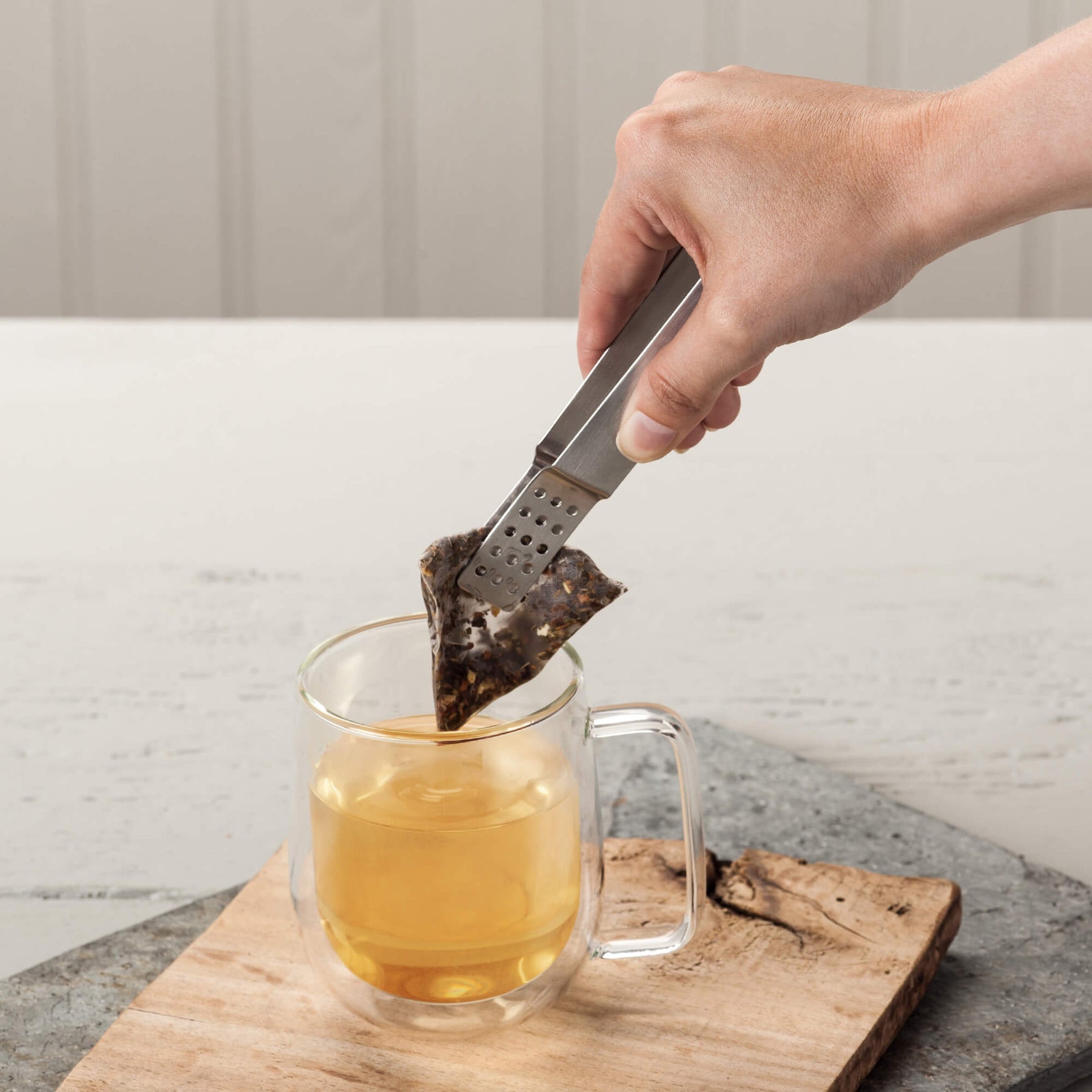 Tea Bag Tongs, Stainless Steel