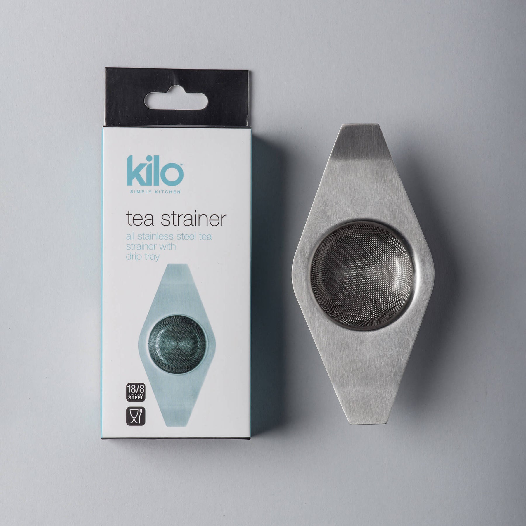 Double Armed Tea Strainer, Stainless Steel