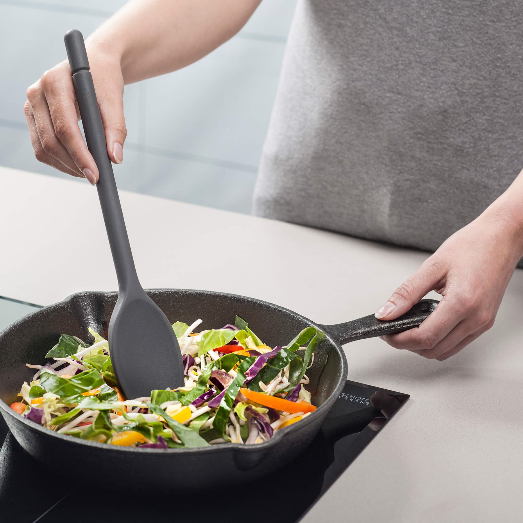 Traditional Silicone Cook’s Spoon, 30cm