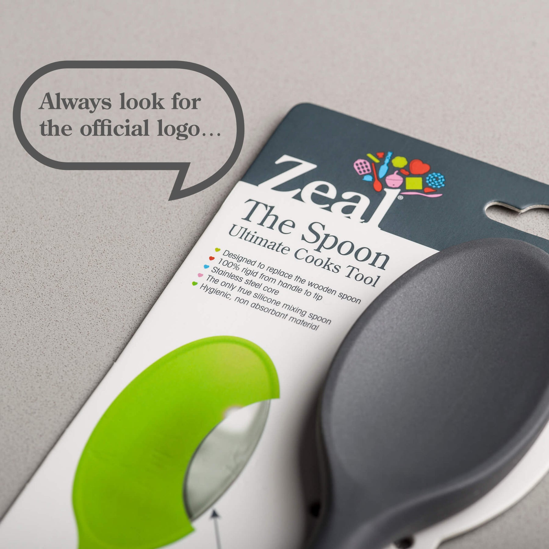 Traditional Silicone Cook’s Spoon, 30cm