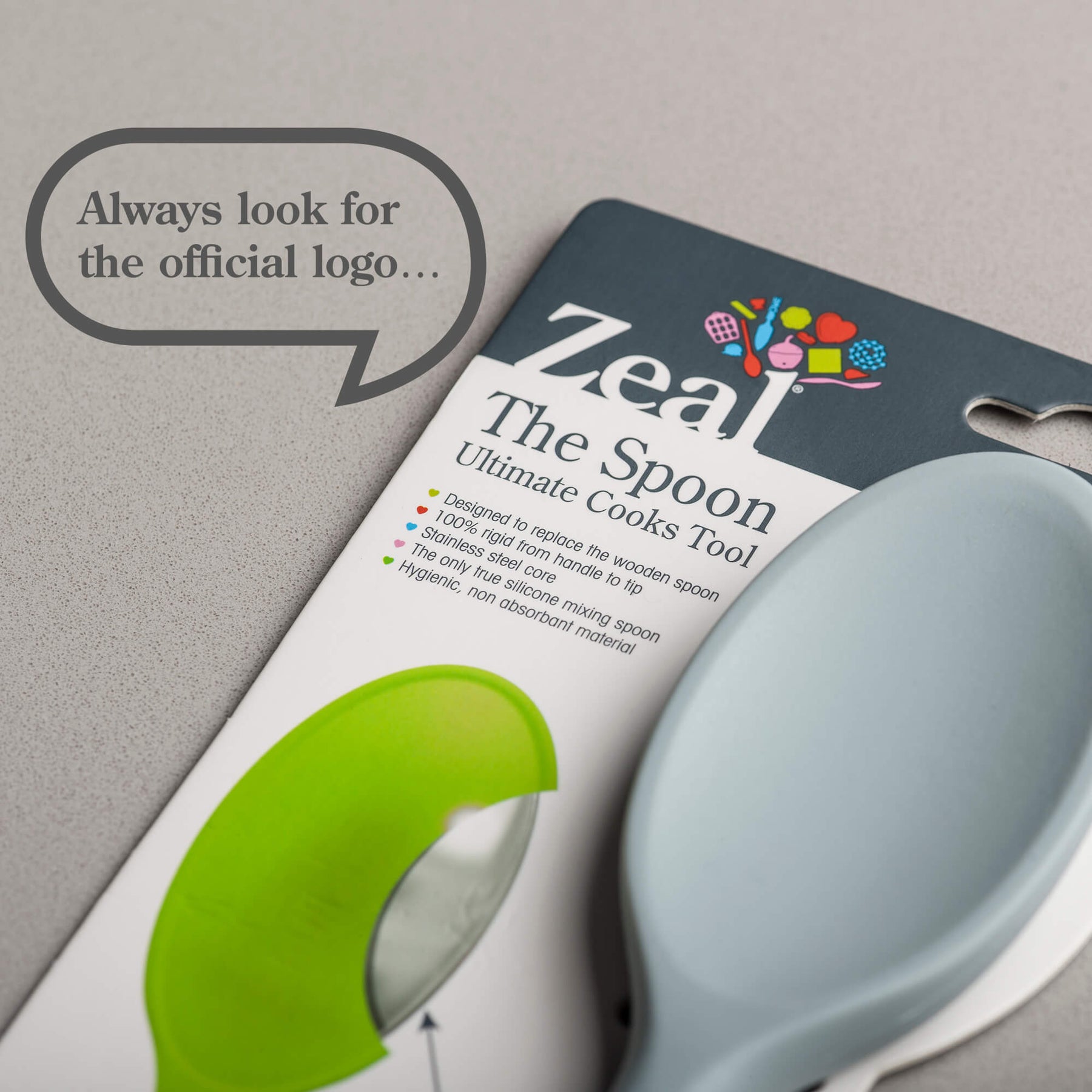 Traditional Silicone Cook’s Spoon, 30cm