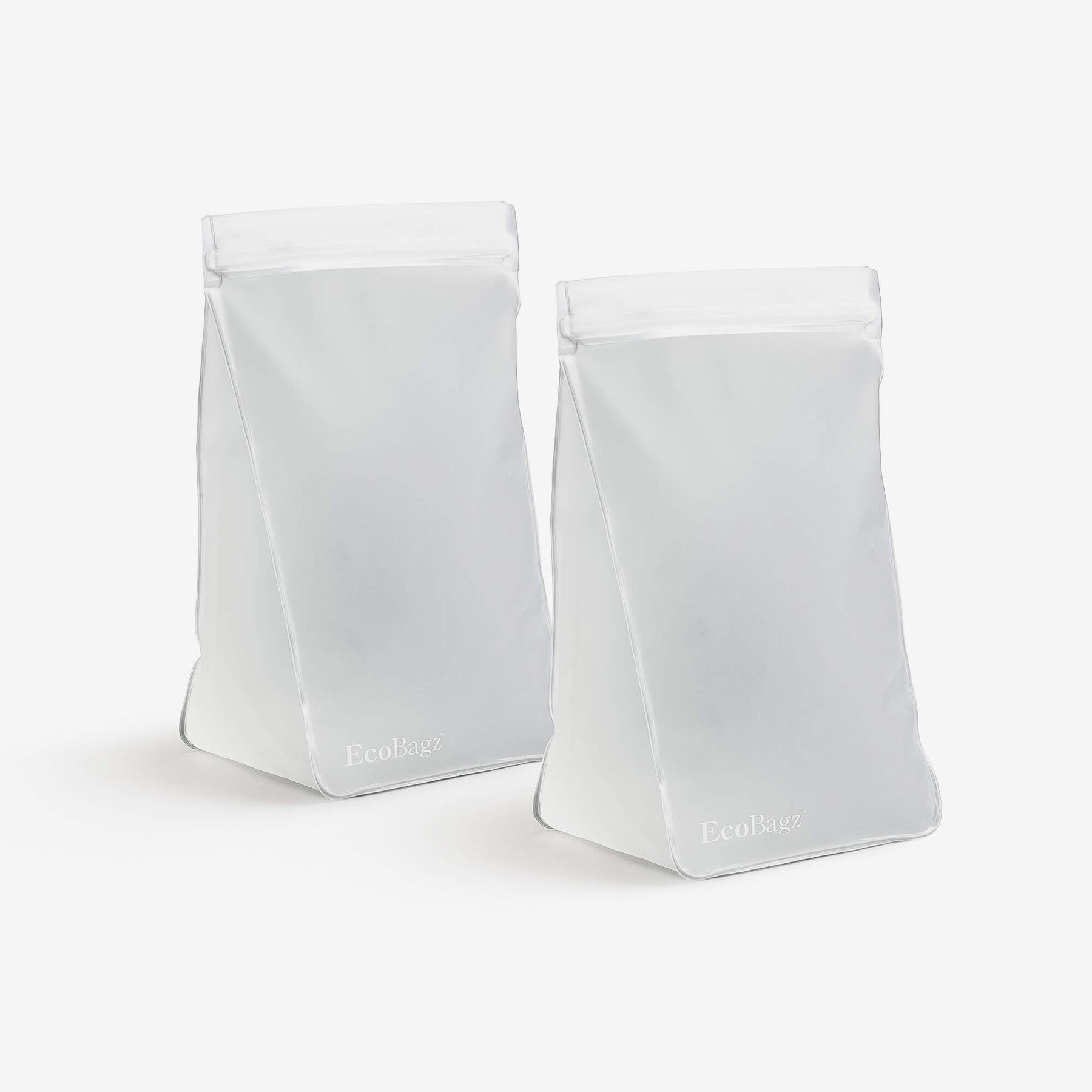 EcoBagz™ Reusable Food Storage Bags, Tall, 2L, Set of 2