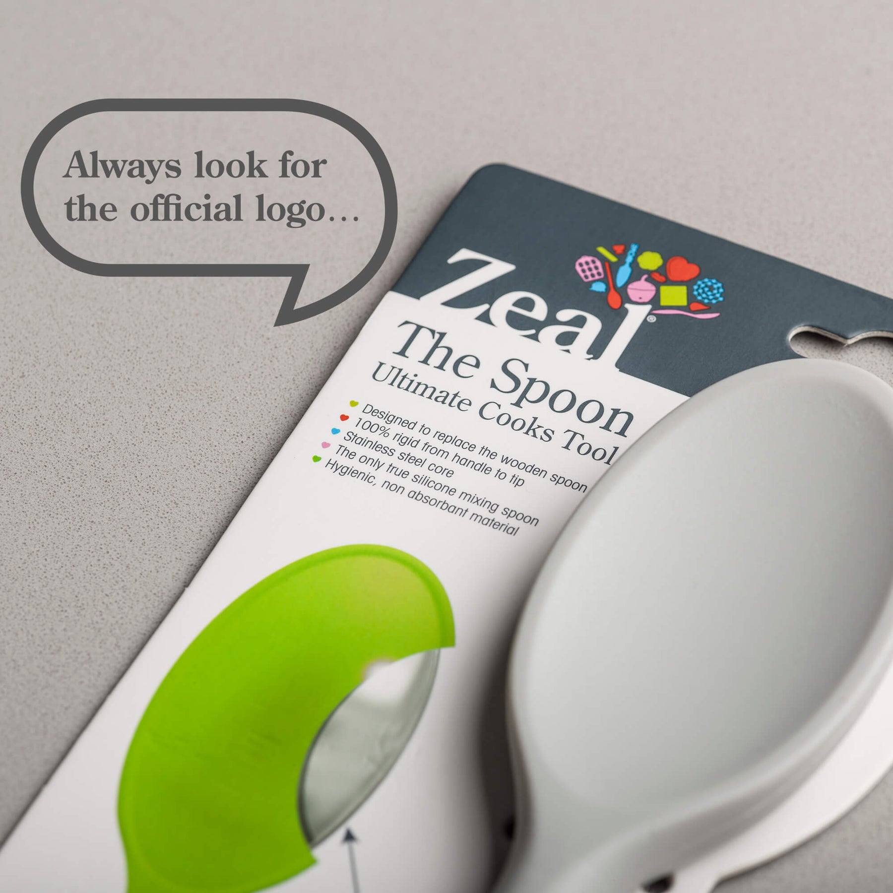 Traditional Silicone Cook’s Spoon, 30cm