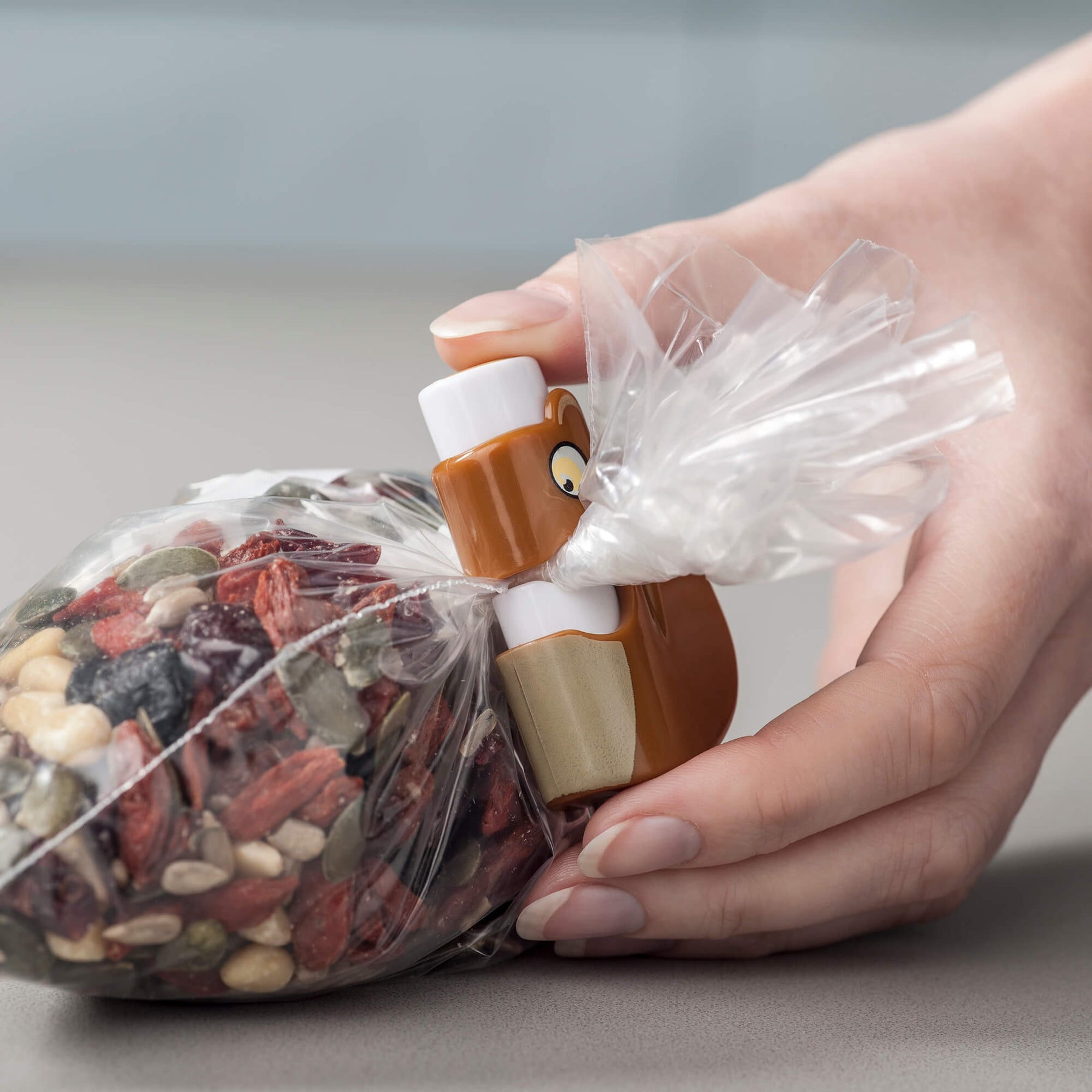 Handy Mouse & Squirrel Bread Bag Clips, Set of 2
