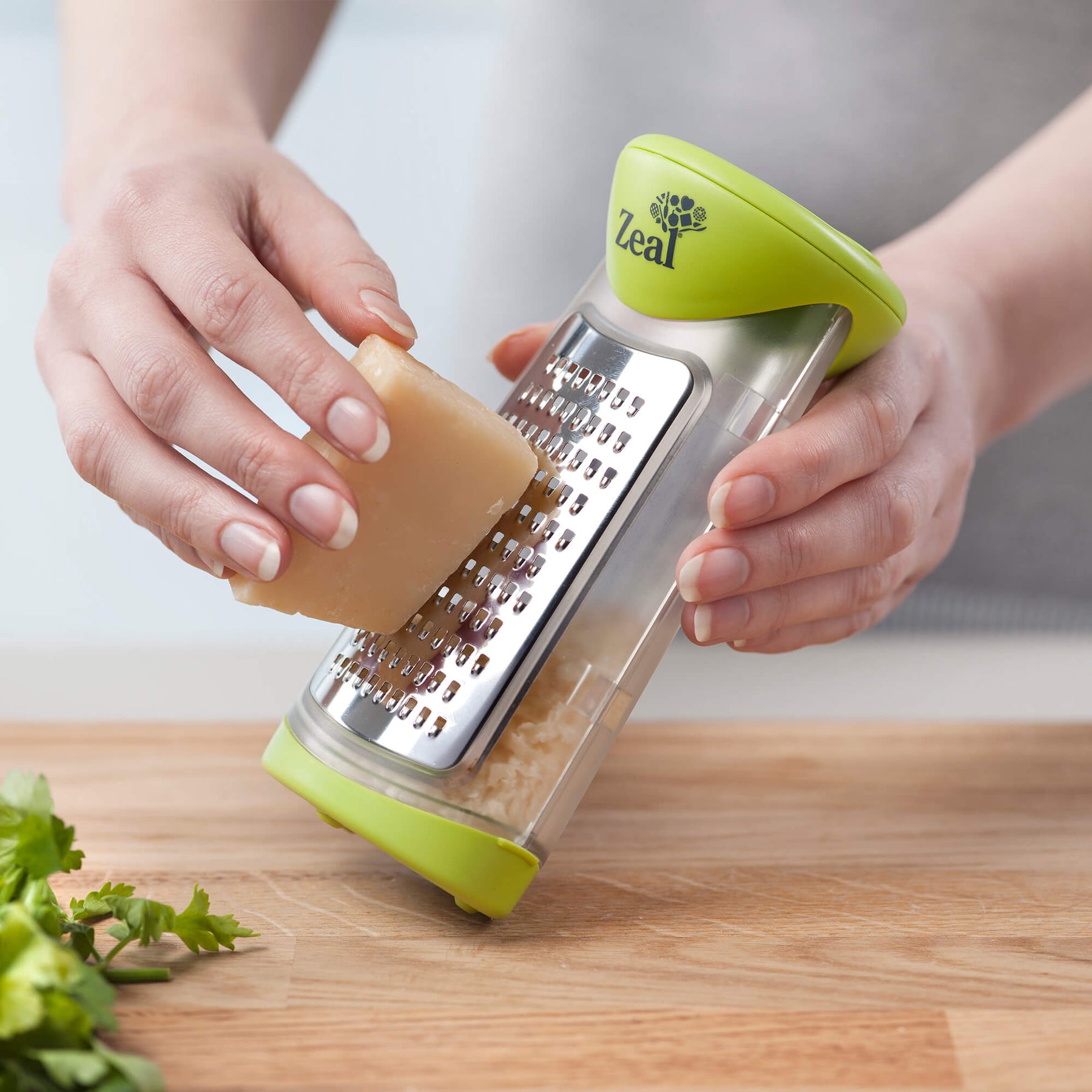 Grate and Shake Table Grater with Lid