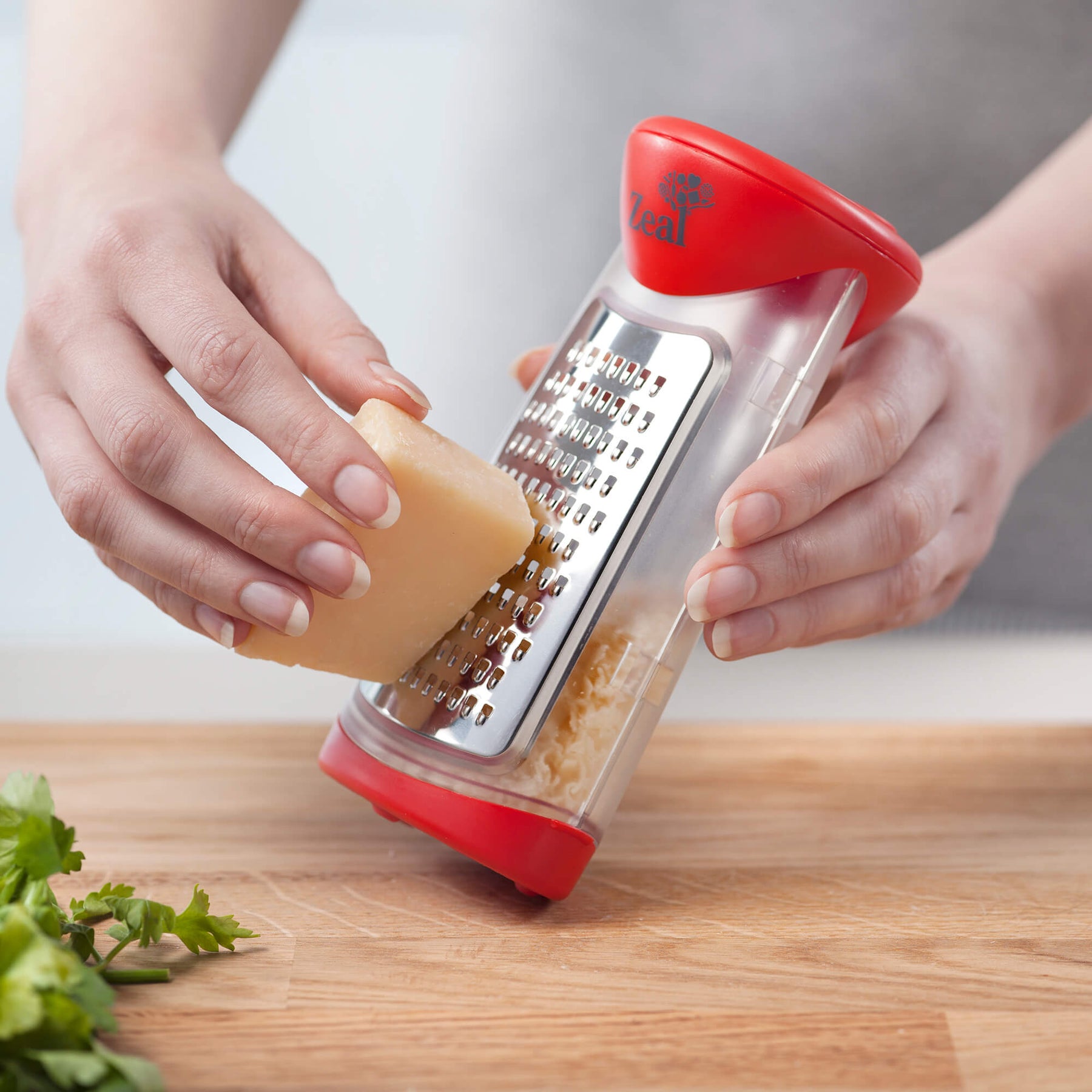 Grate and Shake Table Grater with Lid