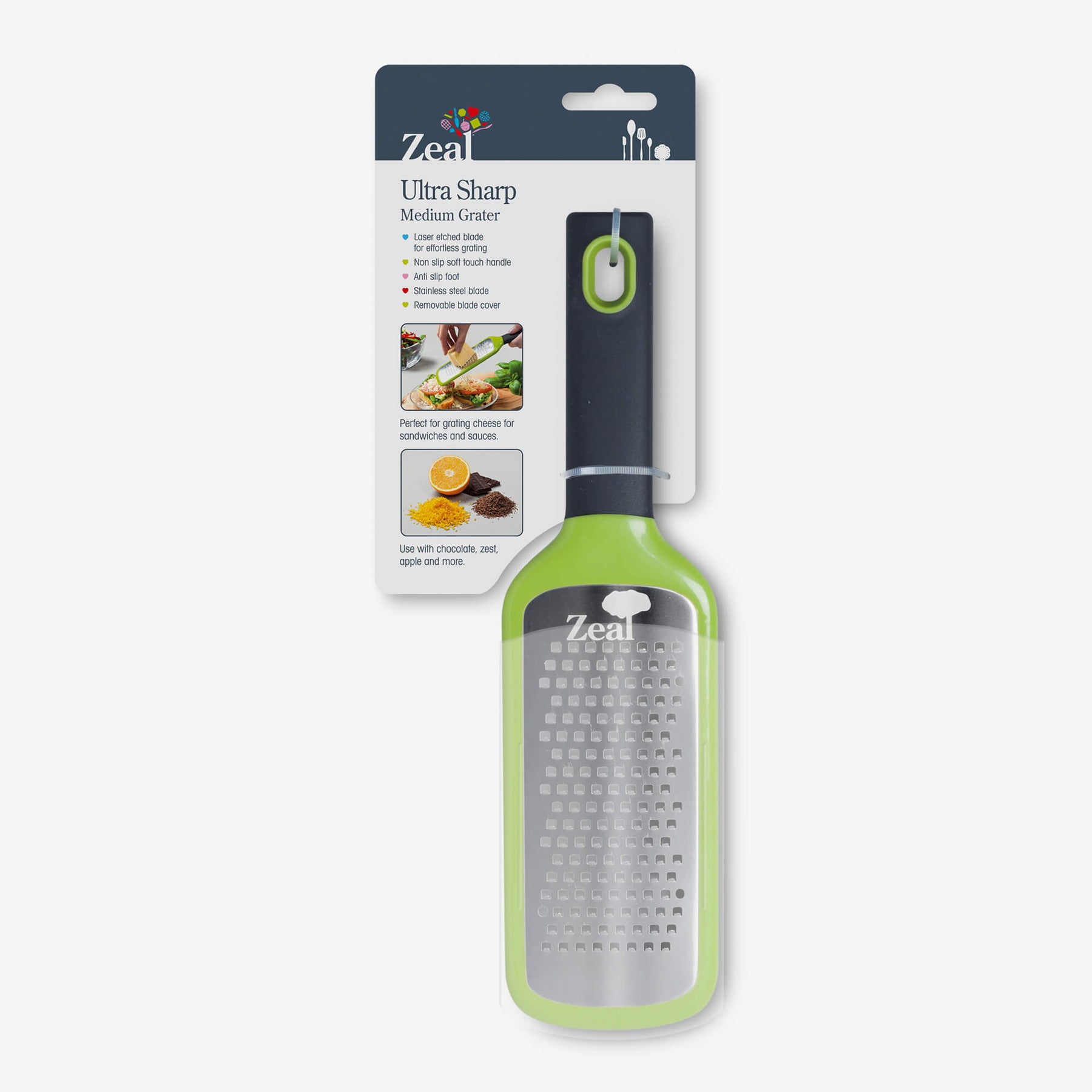 Cheese Grater with Soft Touch Handle