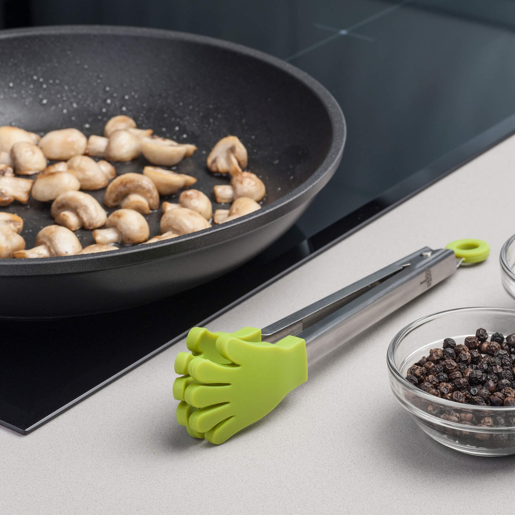 Silicone Handy Small Tongs, 21cm