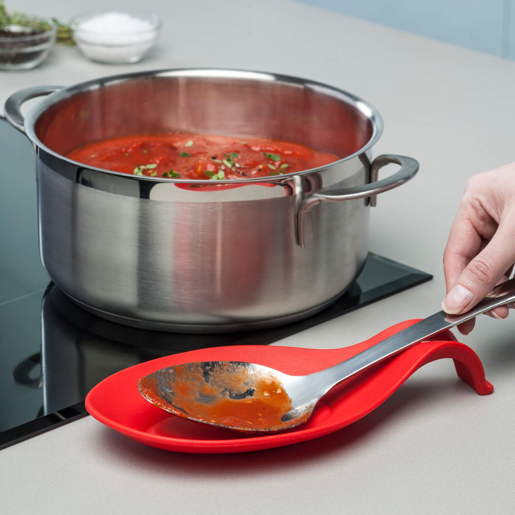 Silicone Flat Spoon Rest