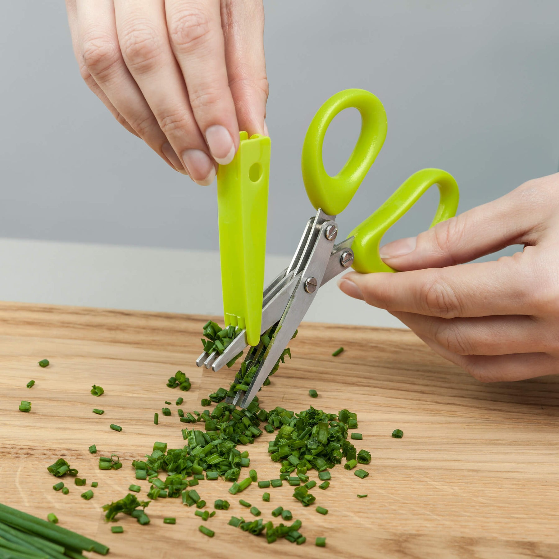 Handy Mini Herb Shears with Cover