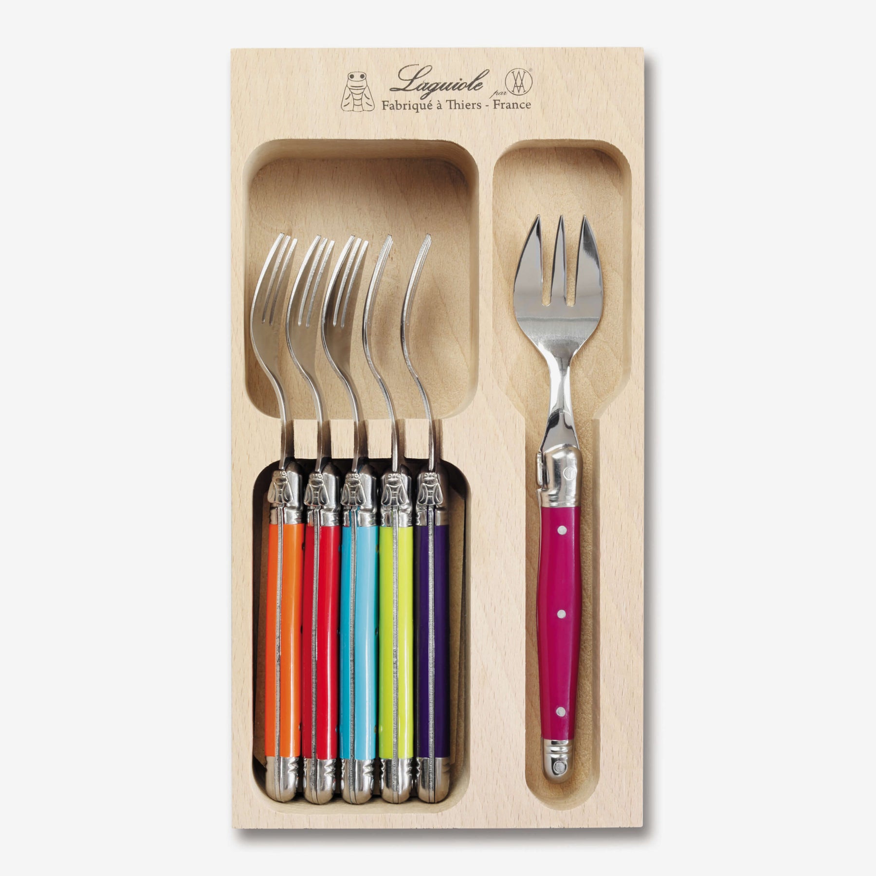 Cake Fork Set in Tray
