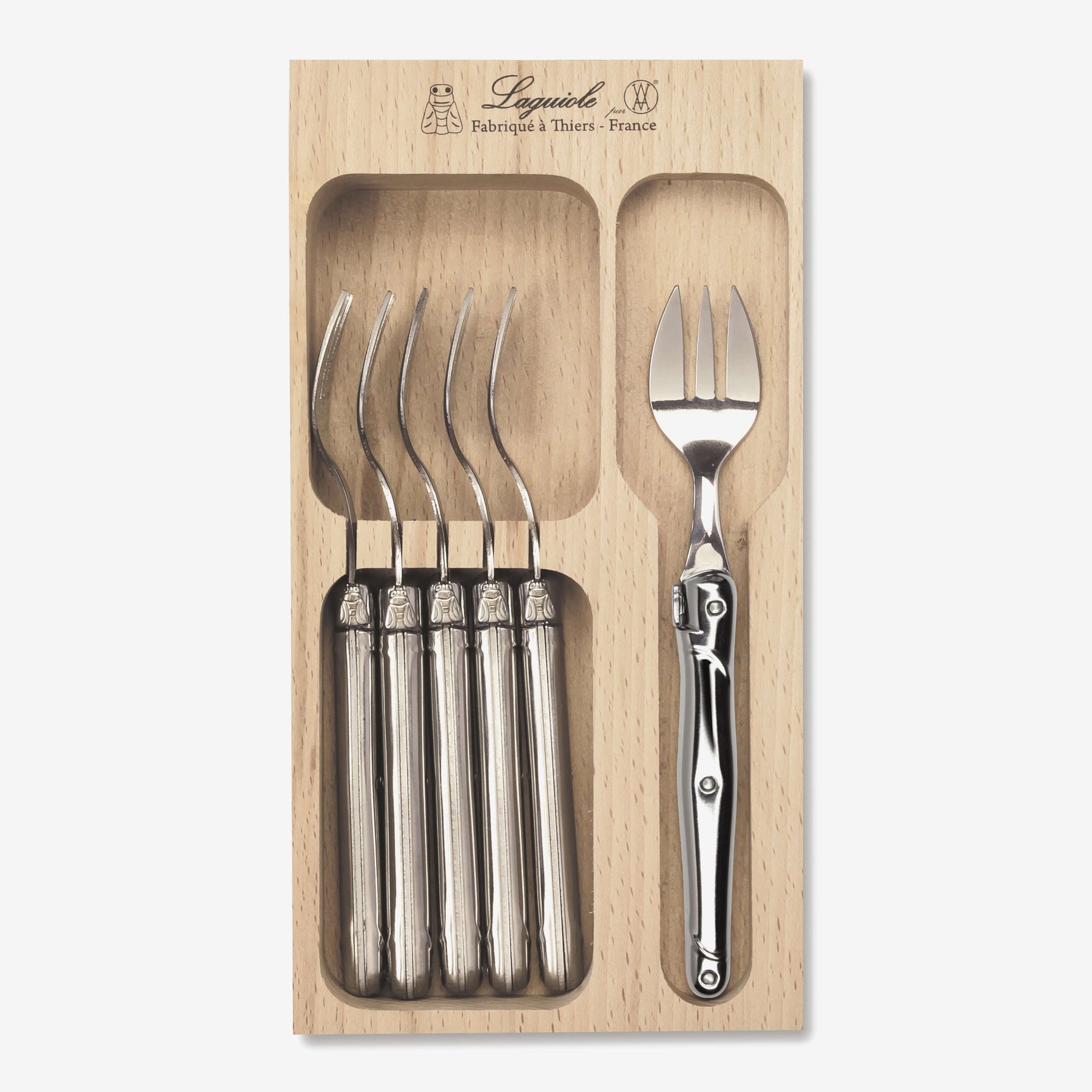 Cake Fork Set in Tray