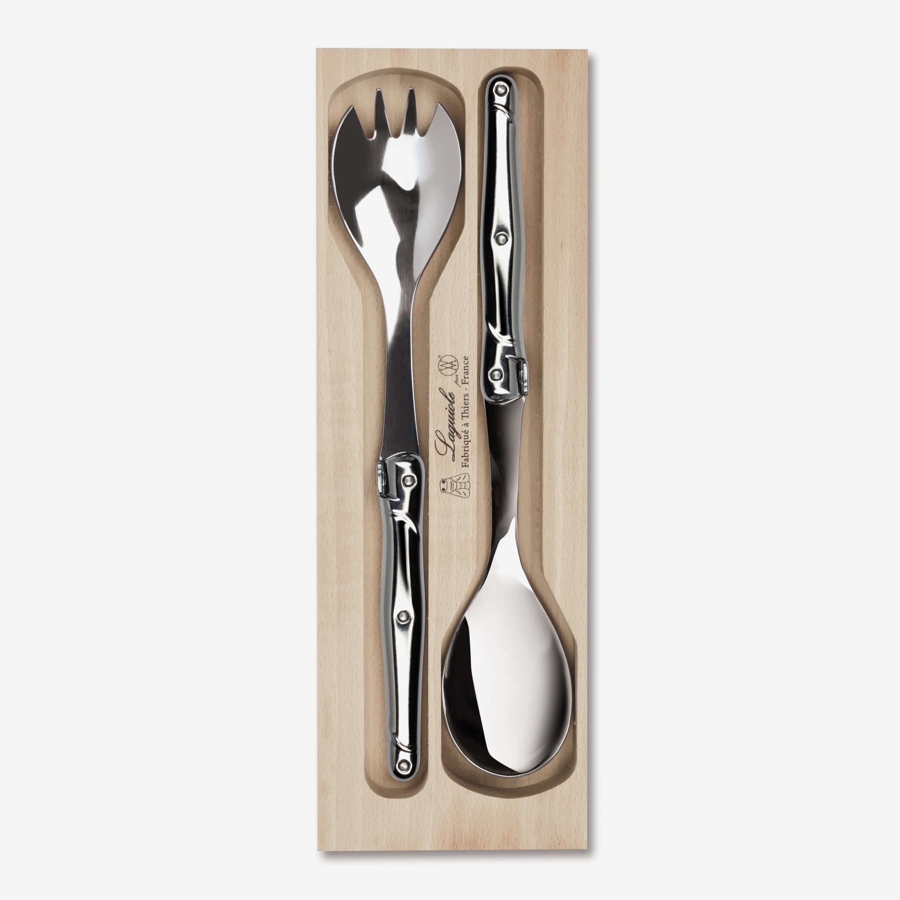 Salad Server Set in a Tray