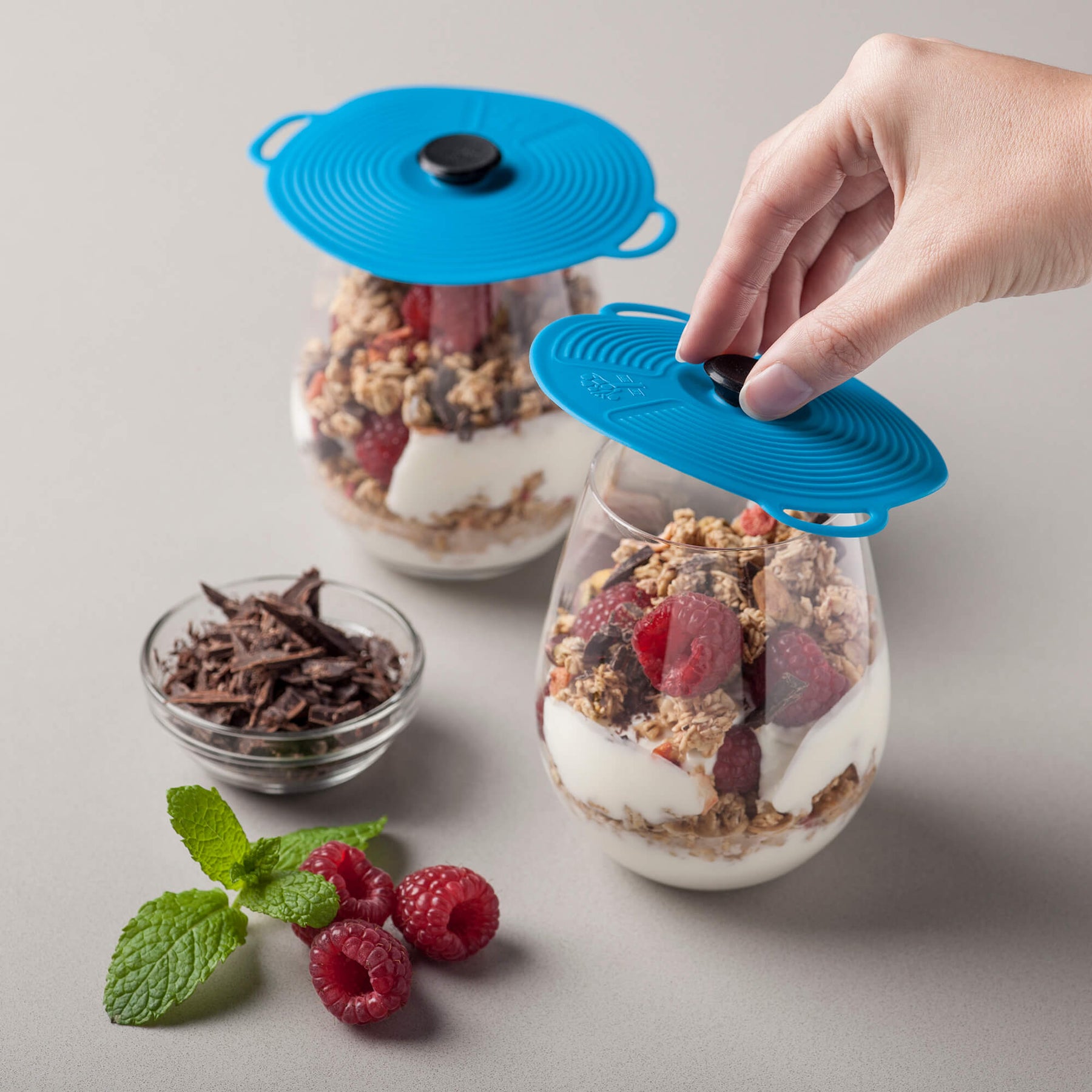 Classic Self Sealing Silicone Lid, Set of 2, 10cm