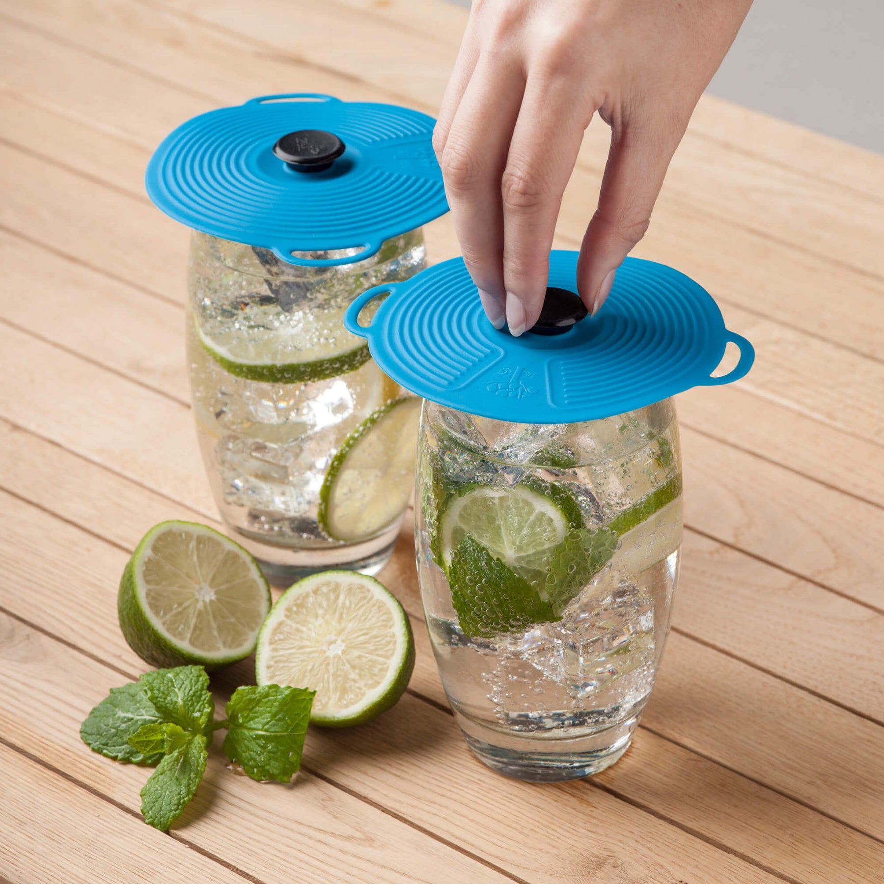 Classic Self Sealing Silicone Lid, Set of 2, 10cm