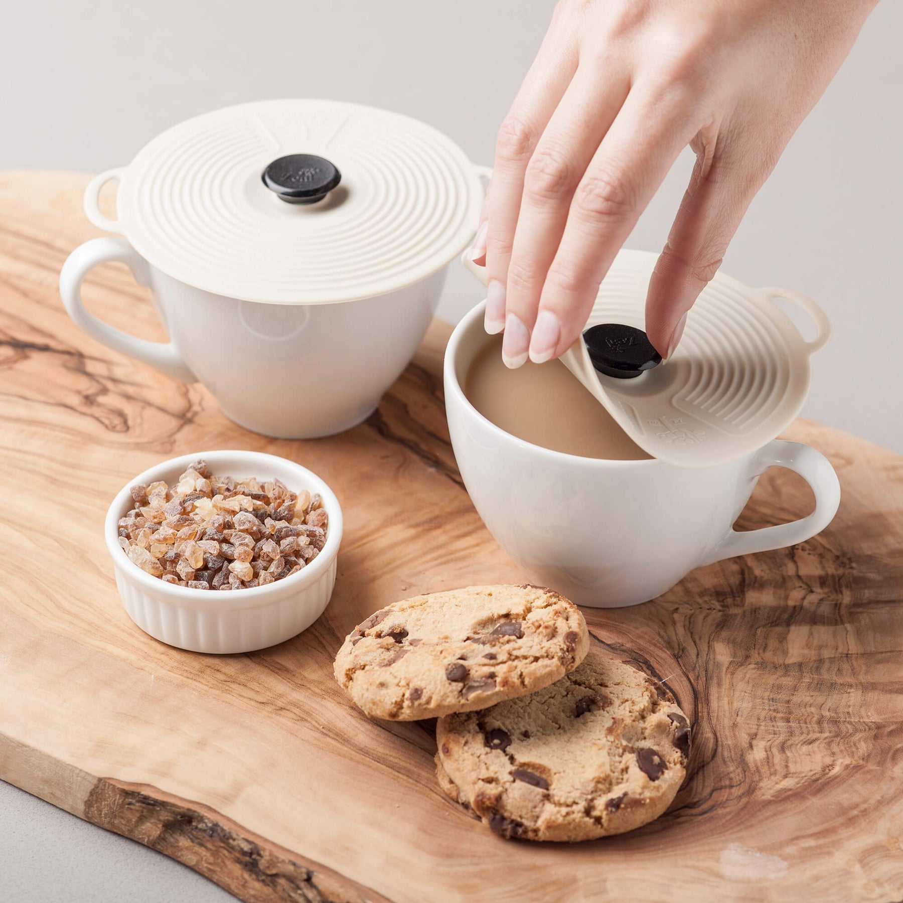 Classic Self Sealing Silicone Lid, Set of 2, 10cm