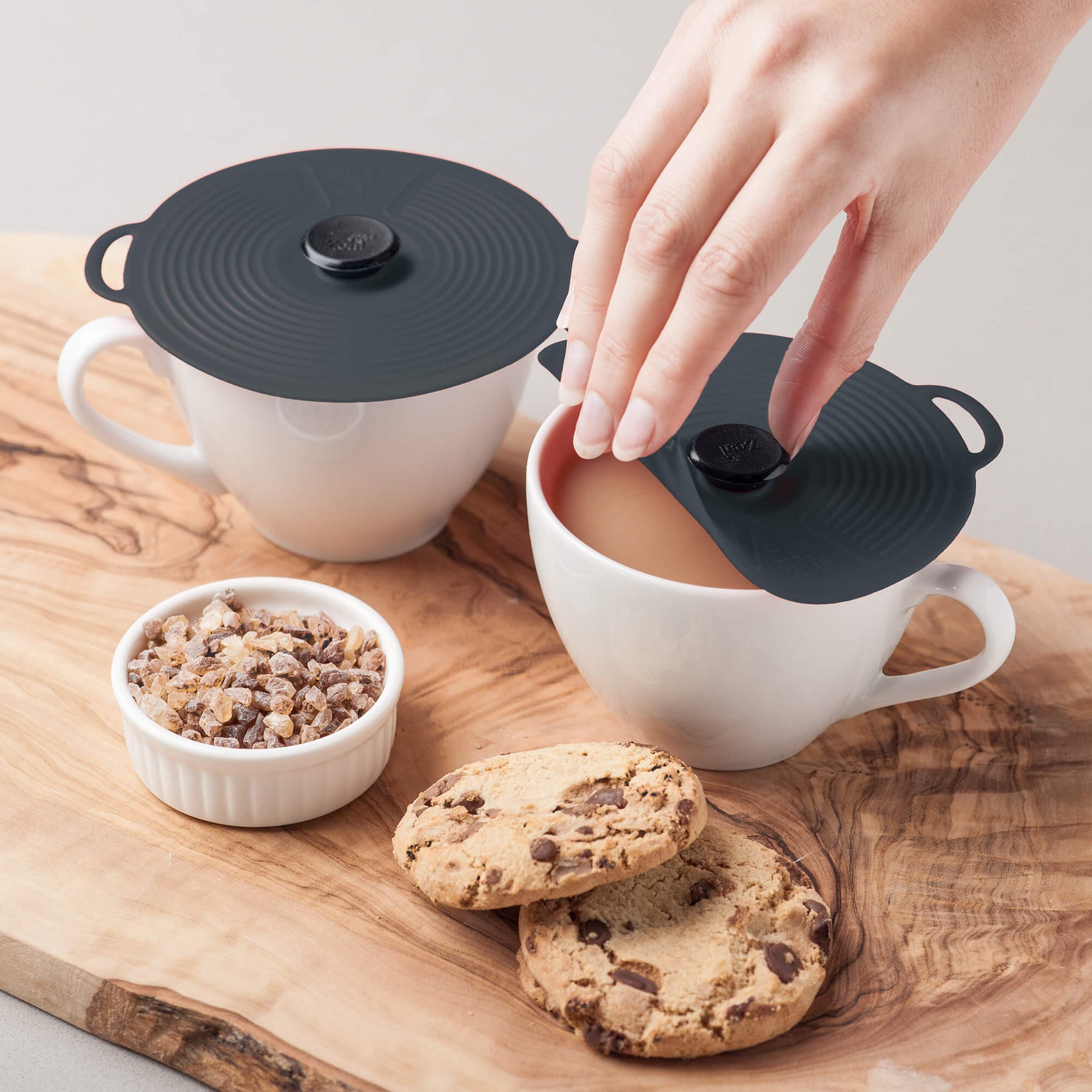 Classic Self Sealing Silicone Lid, Set of 2, 10cm