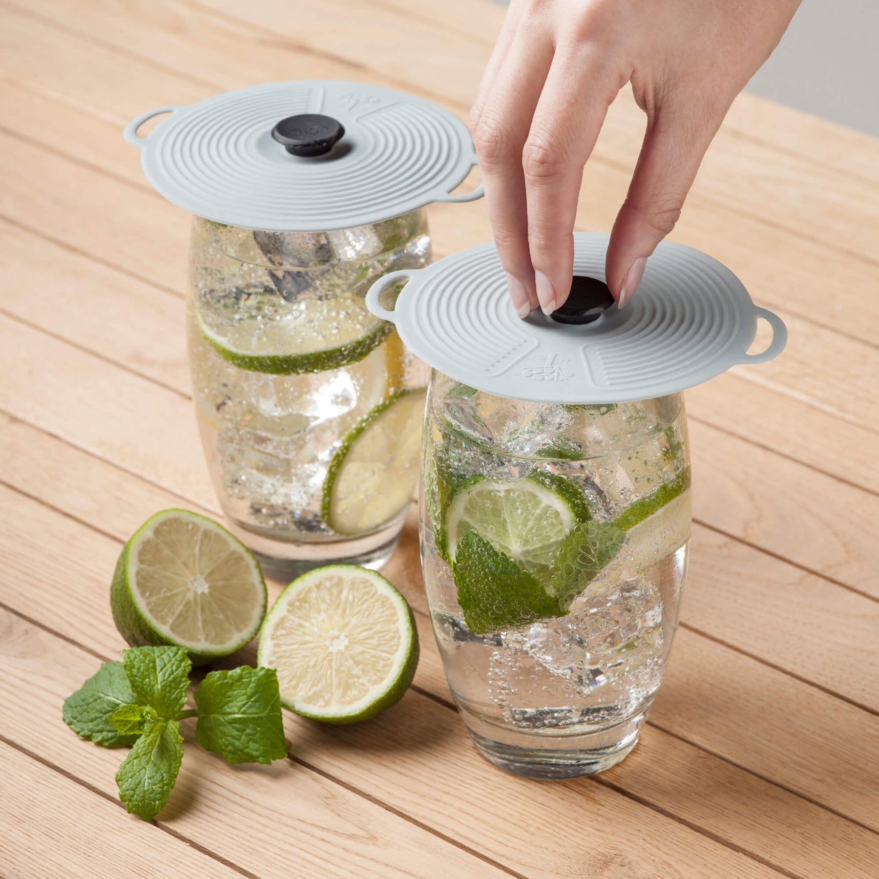 Classic Self Sealing Silicone Lid, Set of 2, 10cm