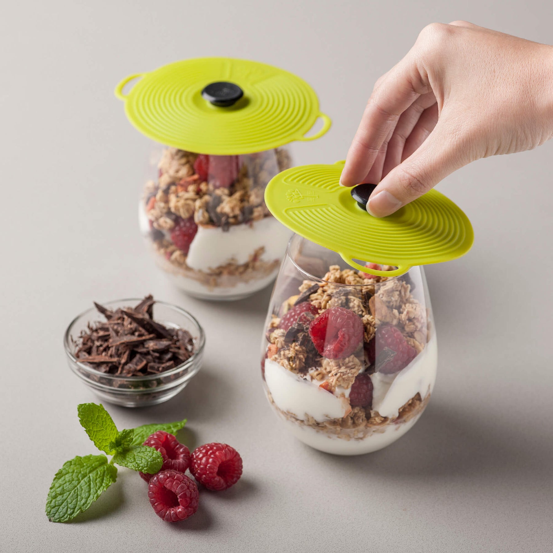Classic Self Sealing Silicone Lid, Set of 2, 10cm