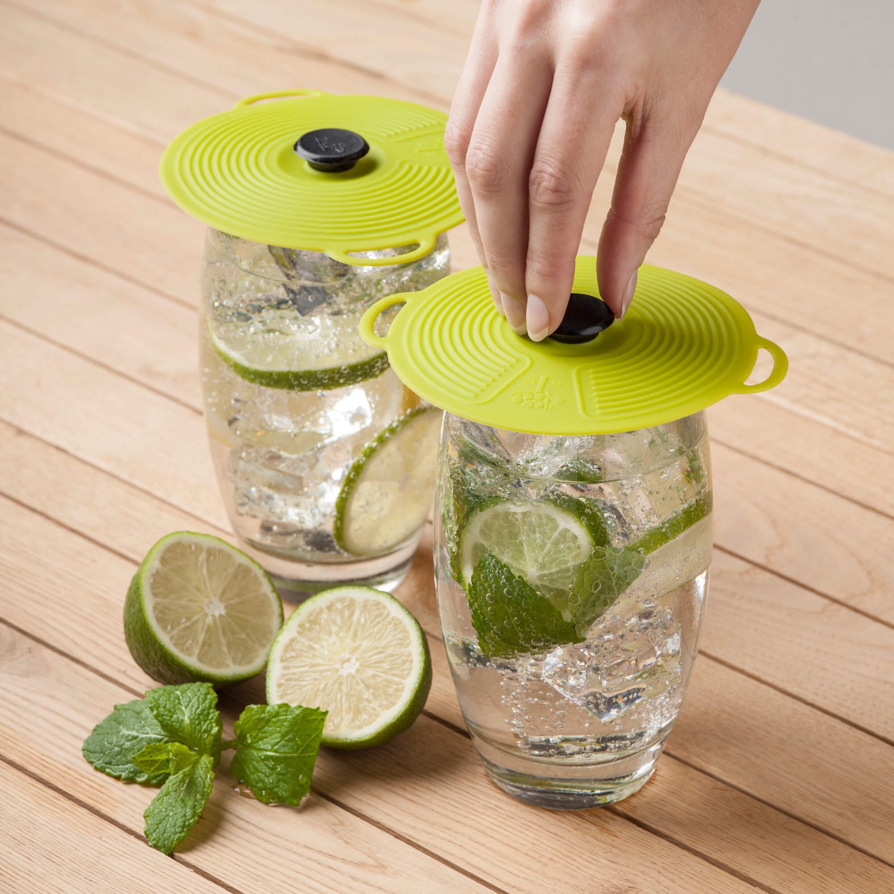 Classic Self Sealing Silicone Lid, Set of 2, 10cm