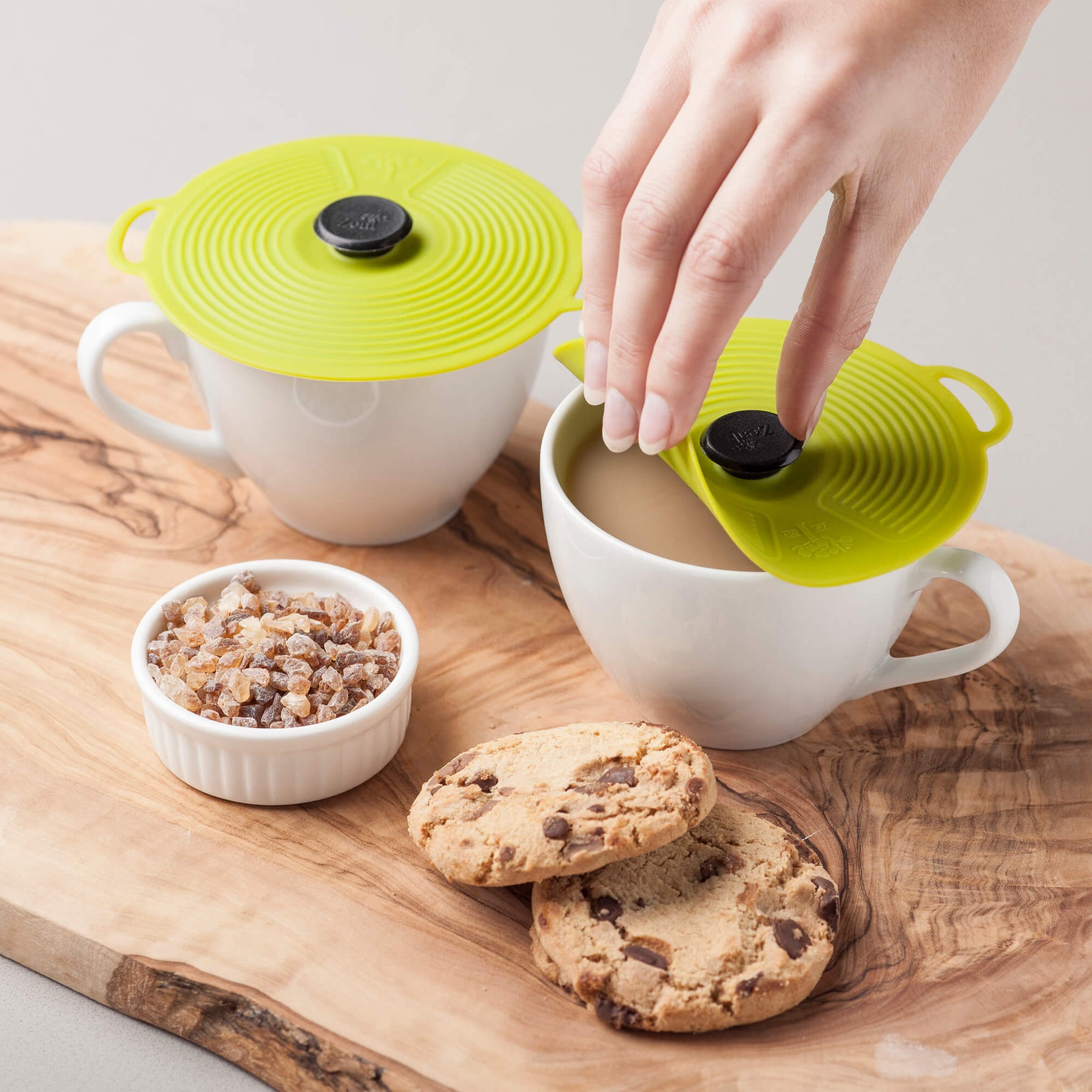 Classic Self Sealing Silicone Lid, Set of 2, 10cm
