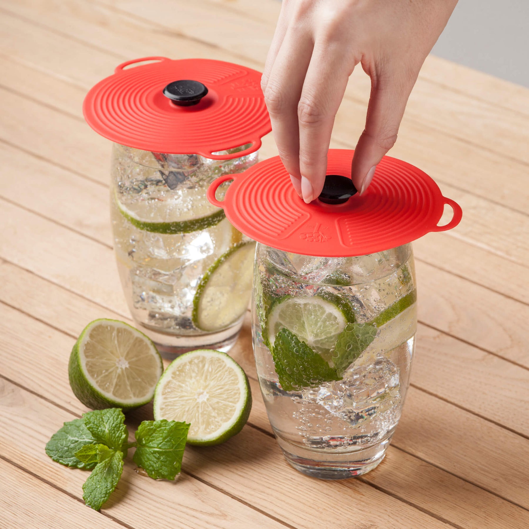 Classic Self Sealing Silicone Lid, Set of 2, 10cm