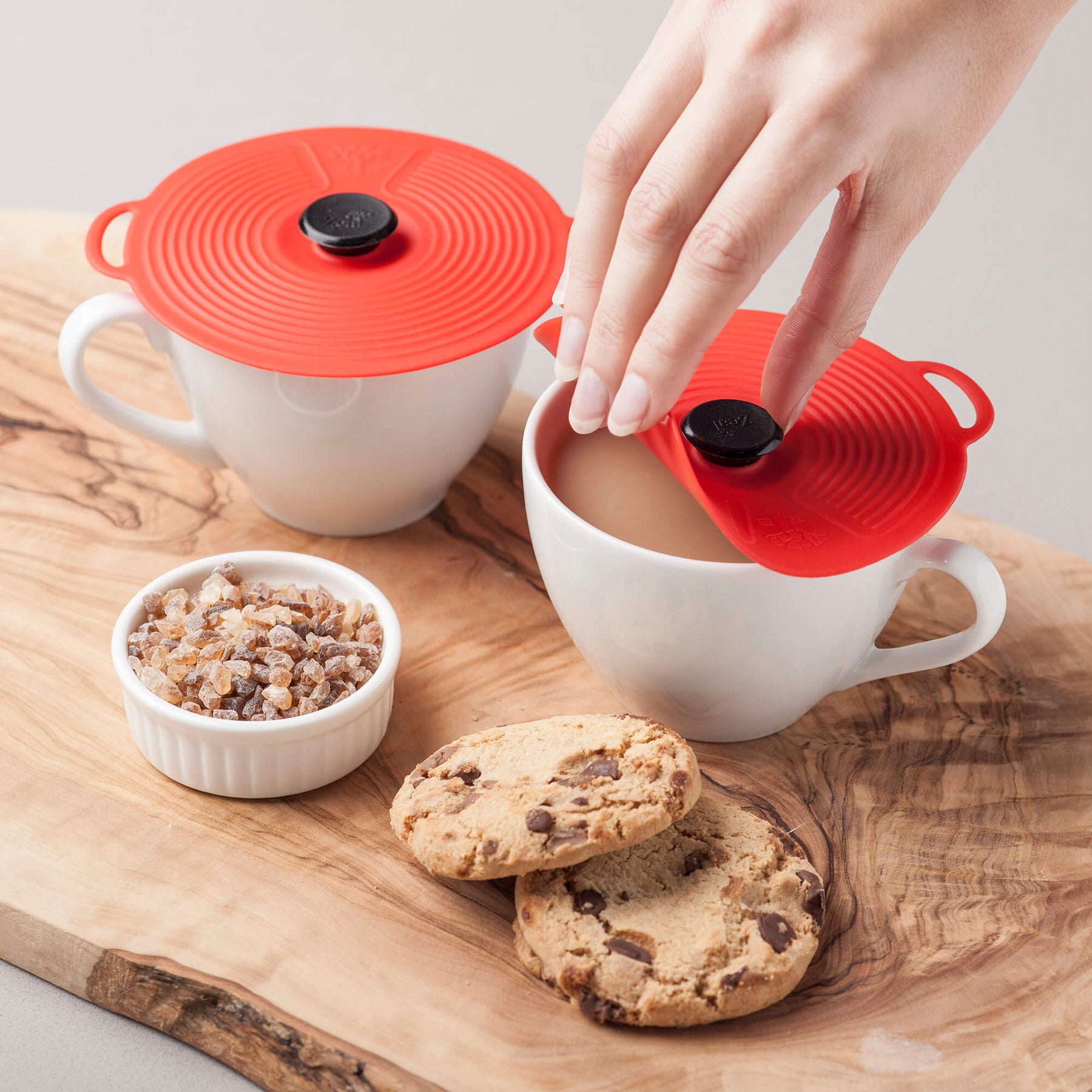 Classic Self Sealing Silicone Lid, Set of 2, 10cm