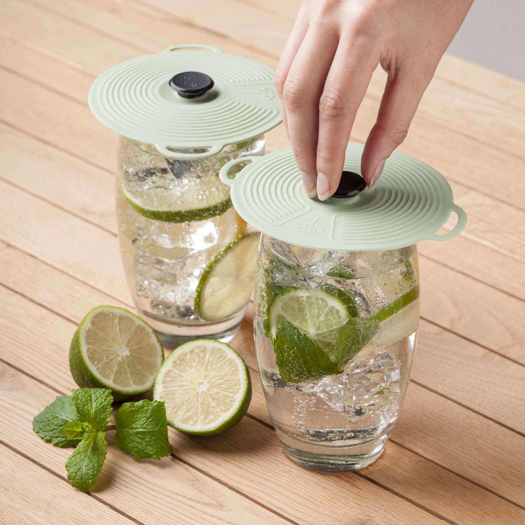 Classic Self Sealing Silicone Lid, Set of 2, 10cm