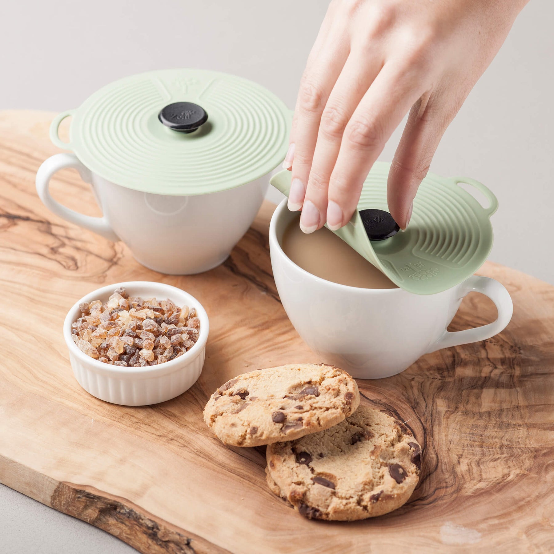 Classic Self Sealing Silicone Lid, Set of 2, 10cm