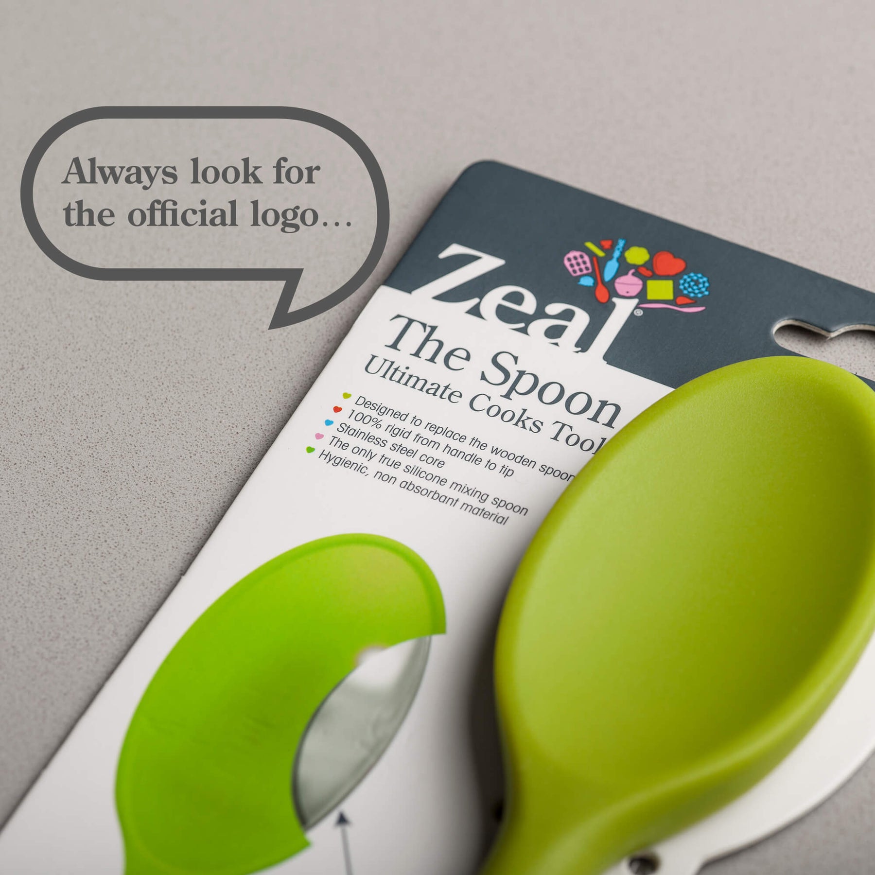 Traditional Silicone Cook’s Spoon, 30cm