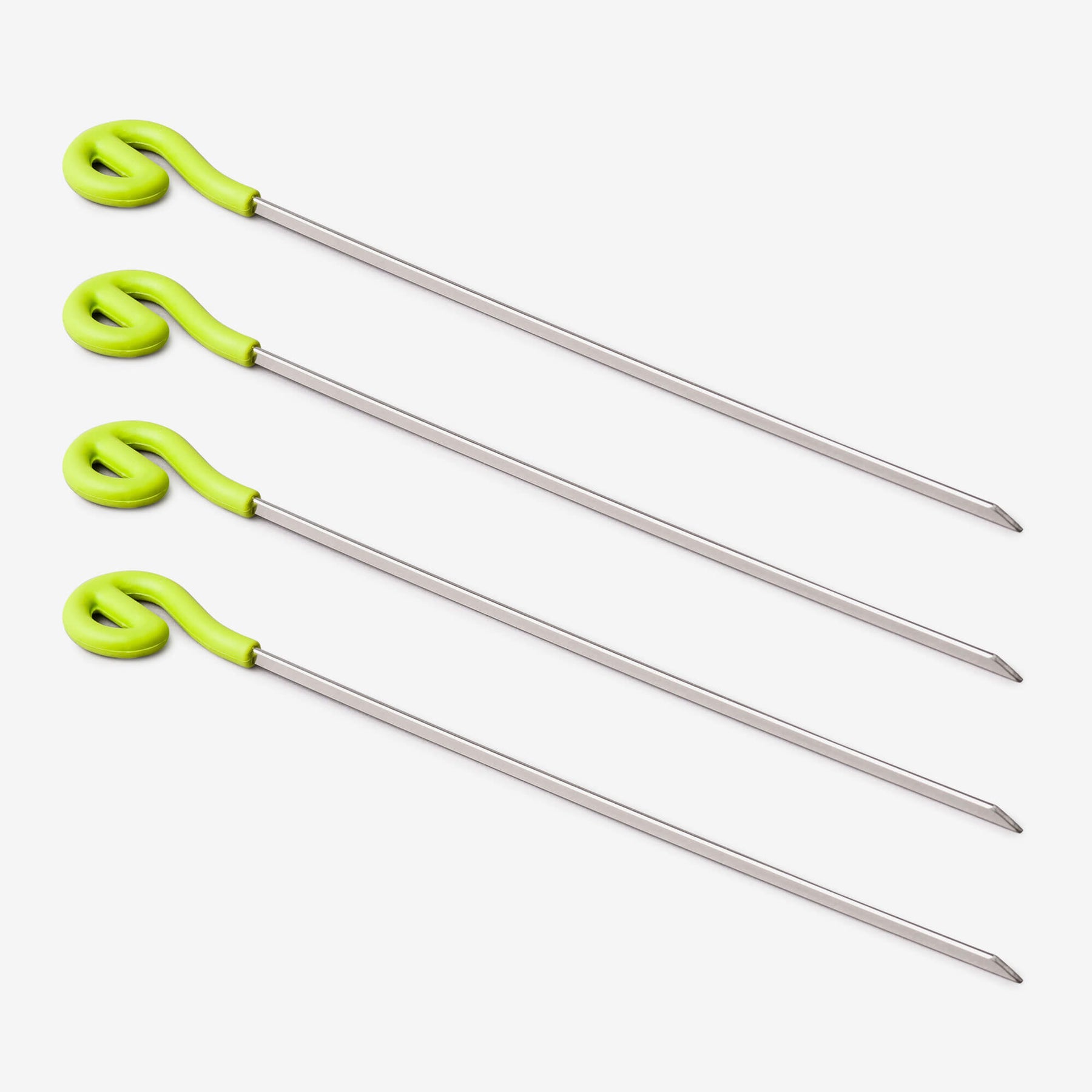 Skewers with Silicone Top, Set of 4, Available in 2 Sizes