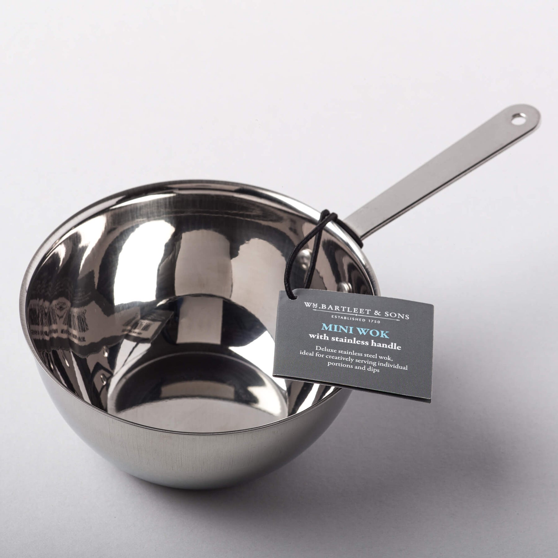 Mini Stainless Steel Wok, 11cm